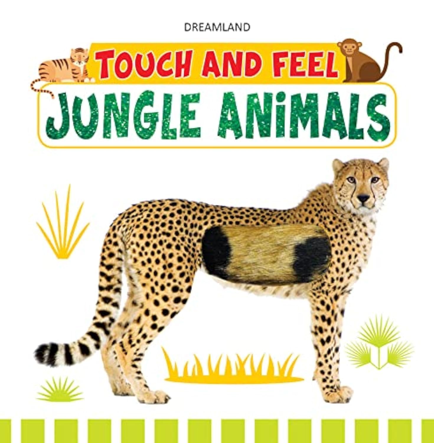 Touch and Feel – Jungle Animals Book for Babies Ages 1-3 | Interactive Early Learning with Textures, Fun Animal Recognition & Sensory Development | Books for Toddlers & Preschoolers