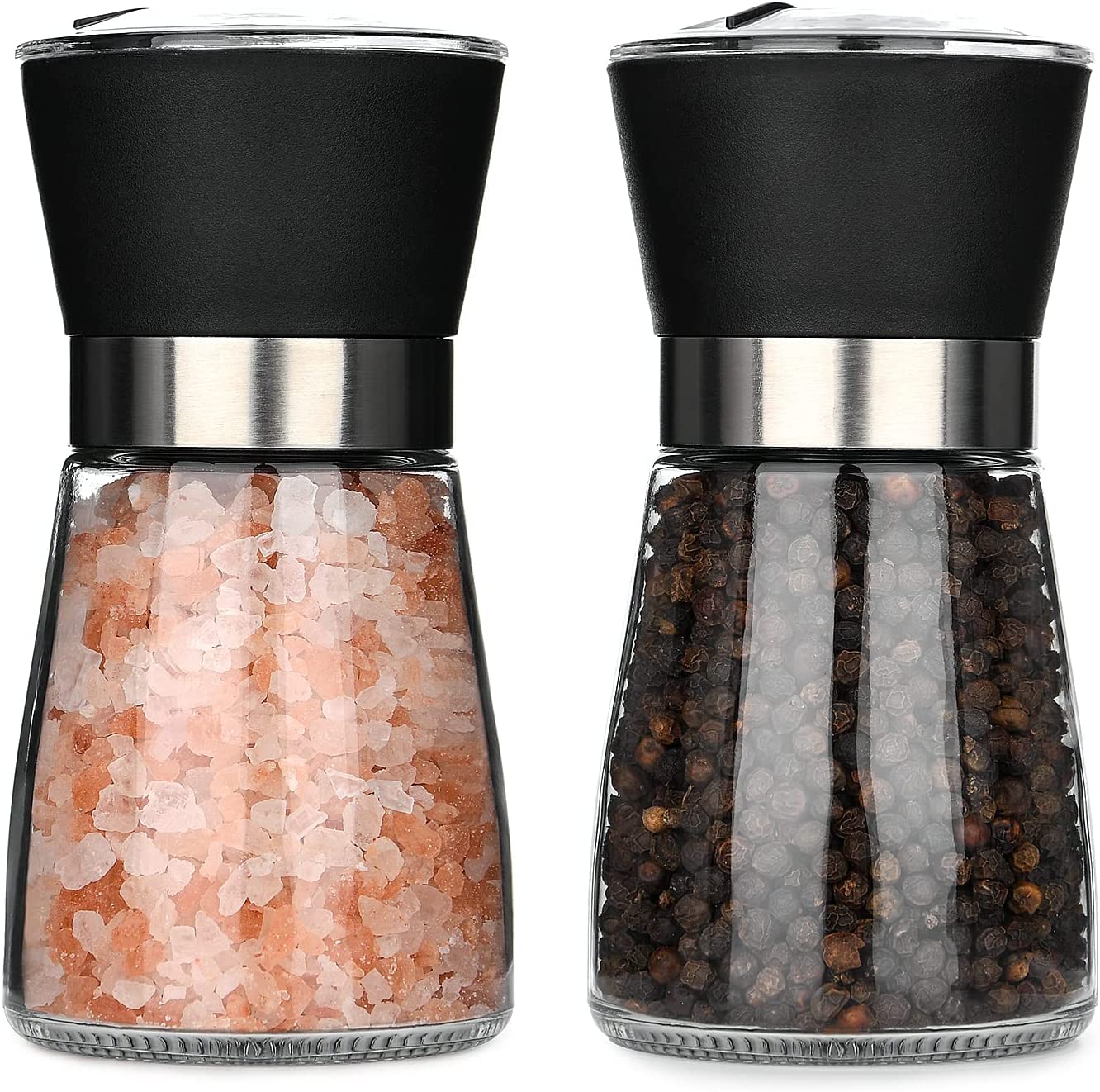 Hotder Moulins à Sel Et à Poivre, Pack De 2 Moulins à épices Dans