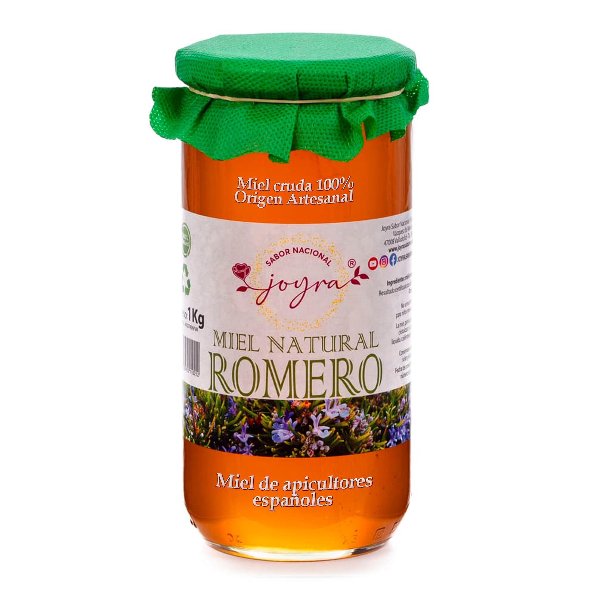 Miel Cruda, 100% MIel Pura de Abeja. Natural y Artesanal. 27 Variedades de sabores, APICULTURA ESPAÑOLA. Sin Pasteurizar, conservan Polen, Enzimas y Antioxidantes. (1 KG, Miel de Eucalipto) — view 30