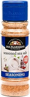 Ina Paarman | Seasoned Sea Salt Seasoning | 6.7 oz | Award Winning | All​ Purpose | Natural Ingredients | Touch of Black Pepper | Cooking | Spice | Delicious Flavour | Sea Salt Seasoning