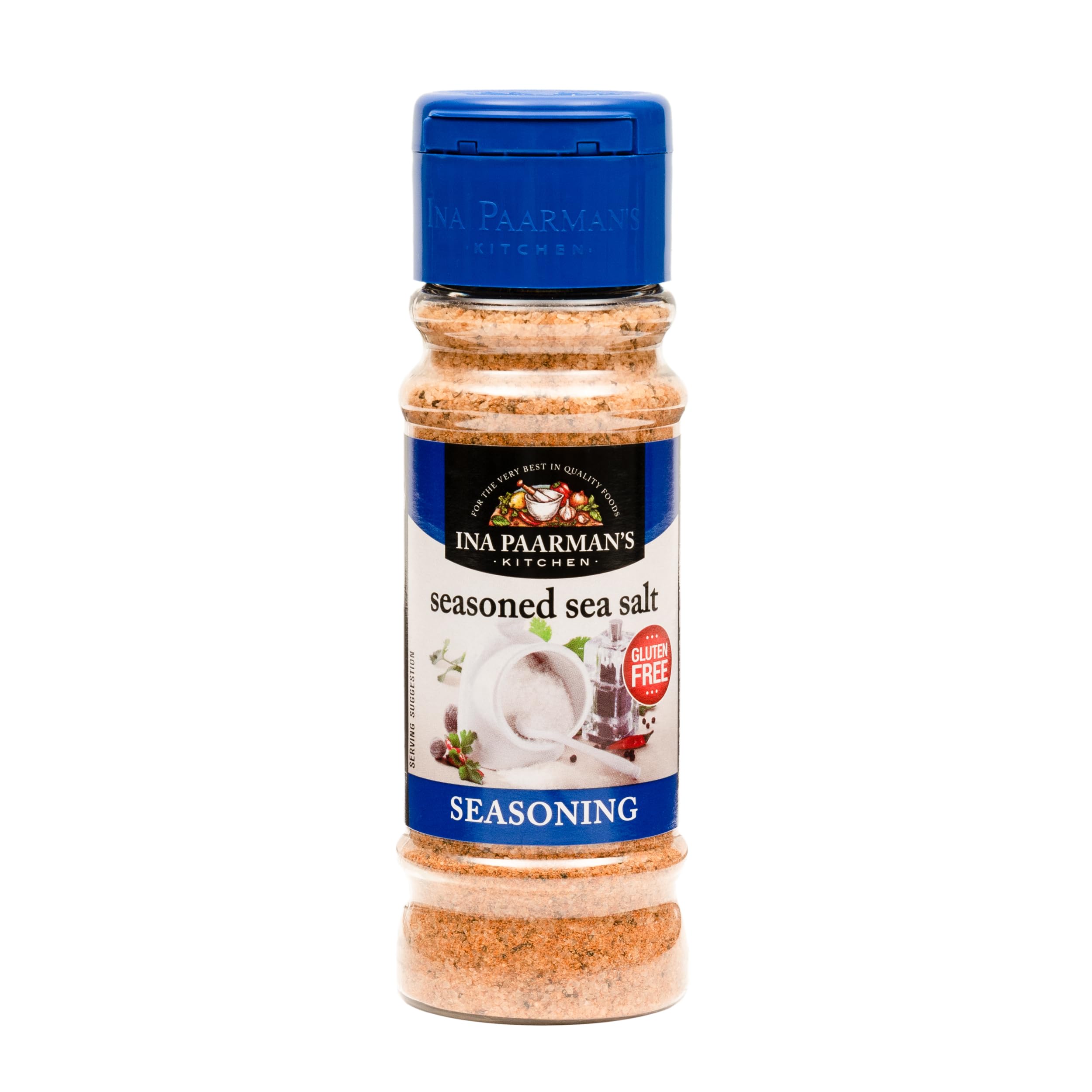 Ina PaarmanSeasoned Sea Salt Seasoning | 6.7 oz | Award Winning | All​ Purpose | Natural Ingredients | Touch of Black Pepper | Cooking | Spice | Delicious Flavour | Sea Salt Seasoning