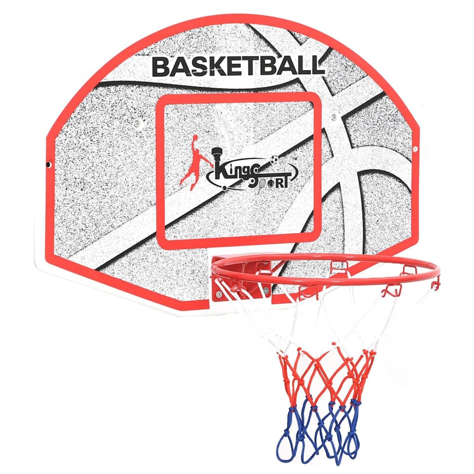 Set Canestro da Basket da Parete 66x44,5 cm,Articoli Sportivi,Sport,Basket,Parti e Accessori canestro Basket,Tabelloni da basket-80352