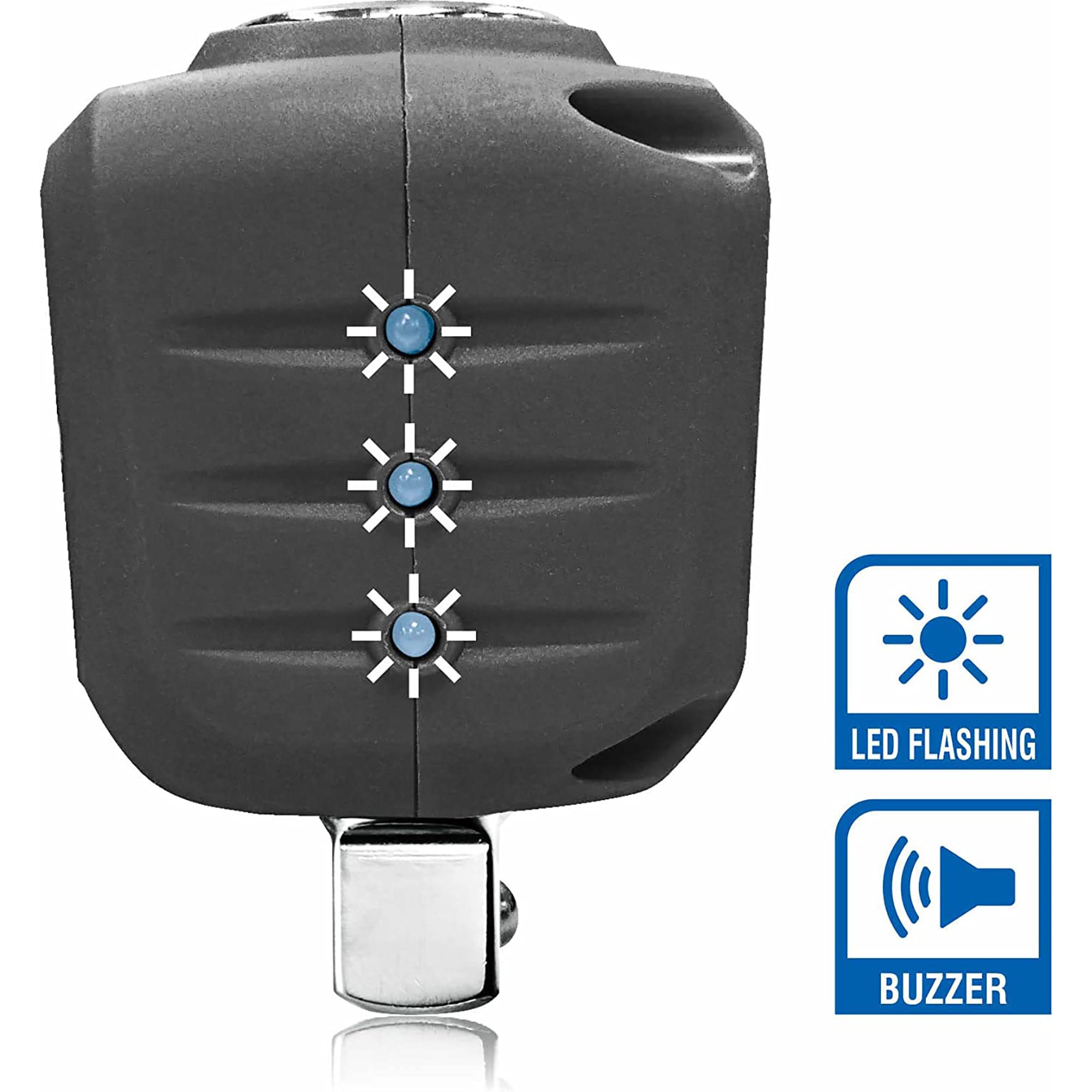 Durofix RM602-4A 1/2” Digital Torque Adapter (34-340 Nm) with Buzzer, LED Flash Notification - Image 2