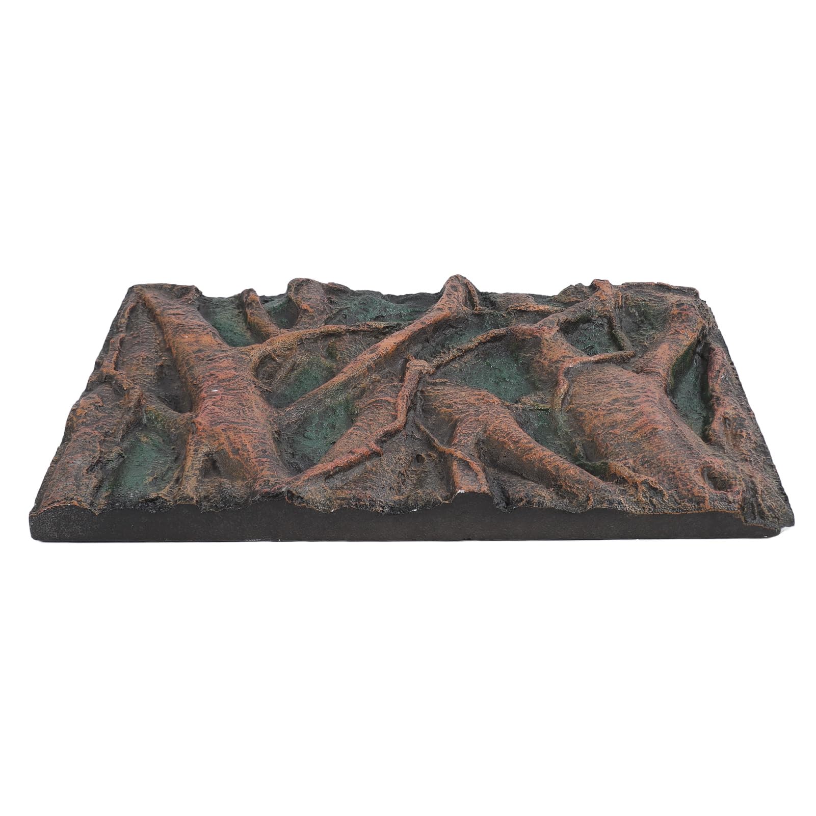 Alomejor Fondo de Acuario, Diseño de Roca 3D Realista para Pecera, Tanque de Reptiles, Material de Espuma Seguro (H)
