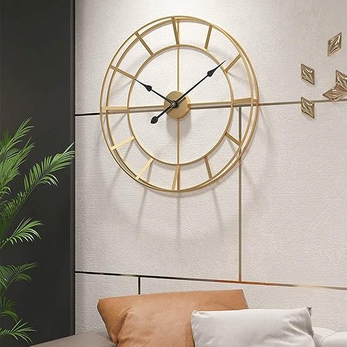 Miniatura 3 de VejiA Iron Wall Clock Minimalist Iron Wall Clock Design Living Room Decoration Minimalist Hanging Watch reloj pared