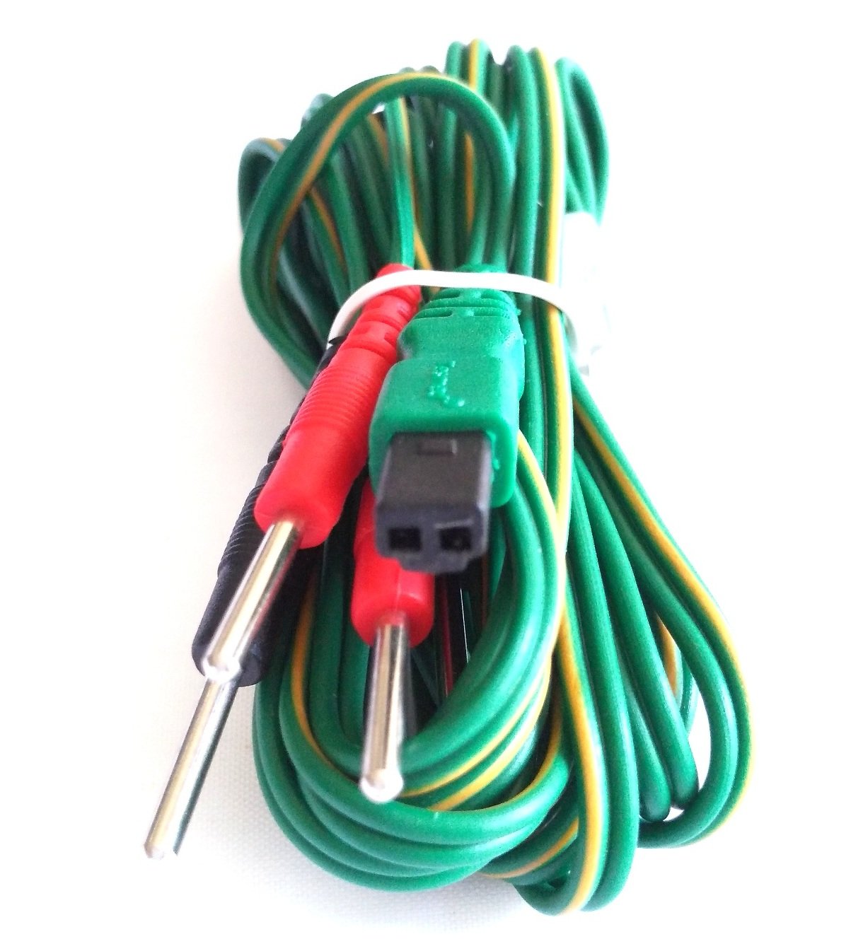 2 cavetti 4 poli per elettrostimolatore Tesmed te780plus, te780-b, adatti anche per te670 per utilizzare 8 elettrodi anzichè 4