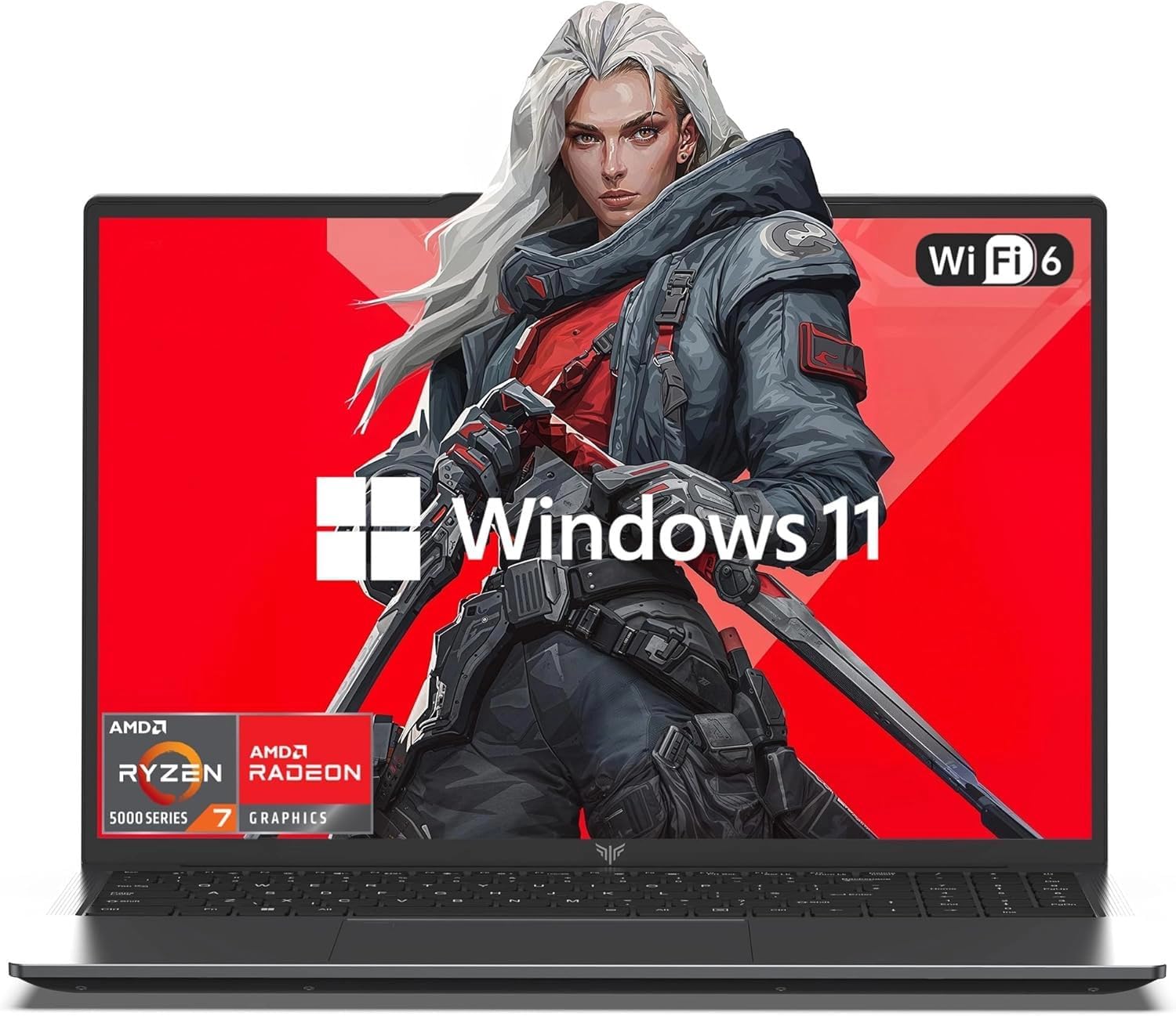 2025 AMD Gaming Laptop, 15.6 inch Laptop Computer with AMD Ryzen 7 5000 Series(8C/16T, Up to 4.5GHz), 16GB RAM 512GB NVMe SSD Laptop, Radeon RX Vega 8 Graphics, WiFi-6, Backlit KB, HDMI