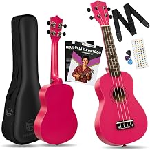Fourtune Nova UKS-21DPK Soprano Pembe Ukulele Seti Koyu Pembe