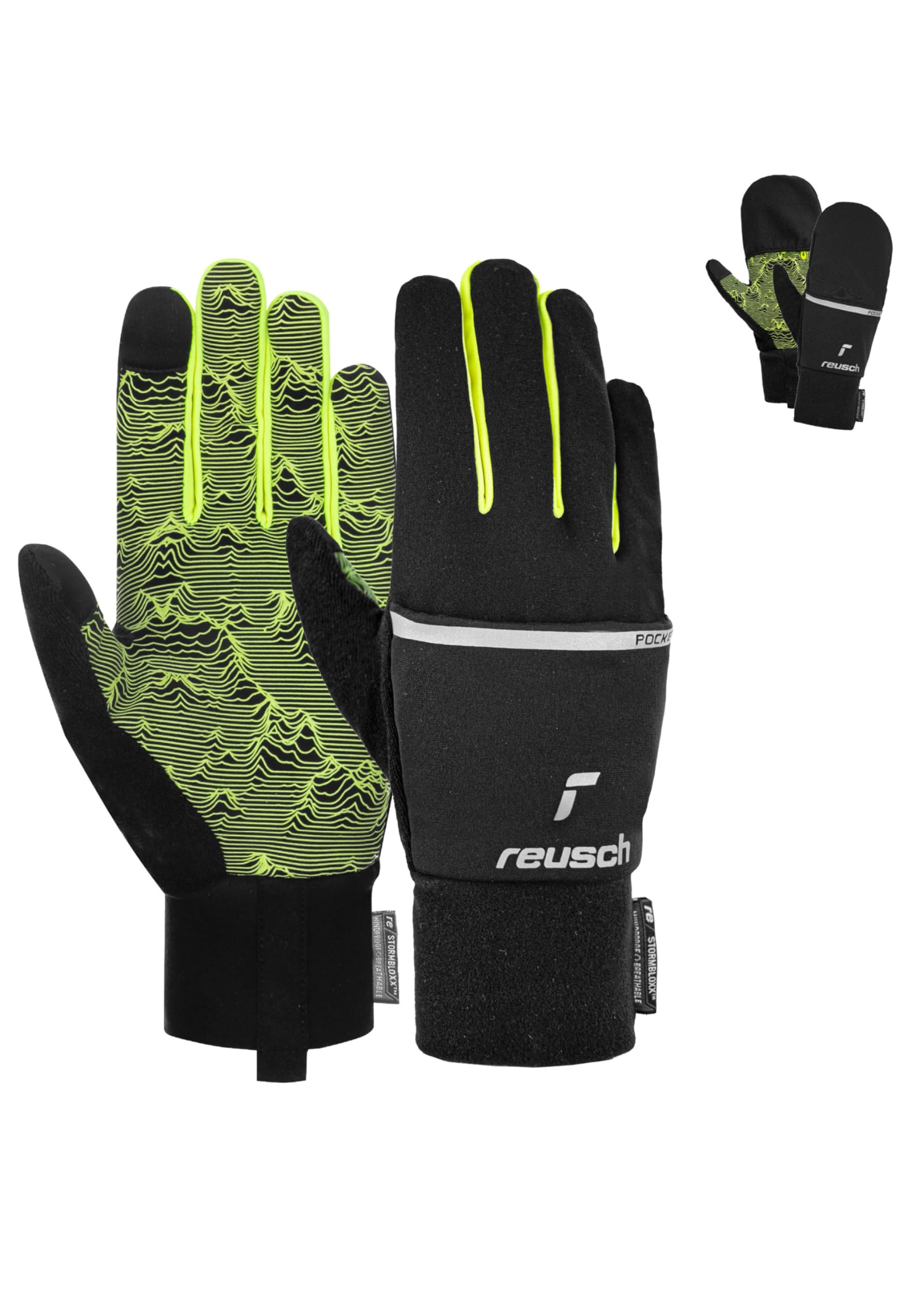 ReuschUnisex - Adult Finger Gloves Terro Stormbloxx Touch-tec Windproof Breathable Men
