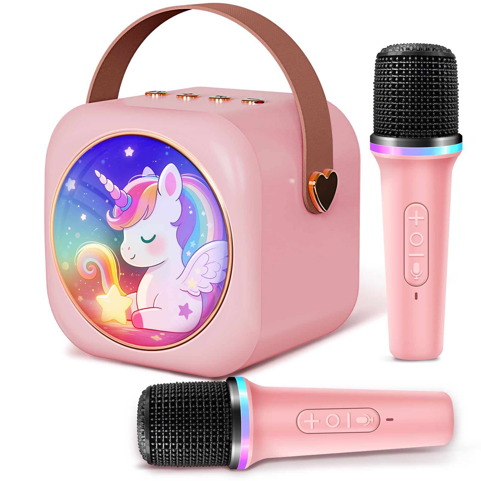 Micrófono para niños, reproductor de MP3, mejores regalos para niñas de 3, 4, 5, 6, 7, 8, 9, 10, 11, 12 años + años, juguete de cumpleaños de 4 a 12 años, regalo para fiestas de niñas y niños