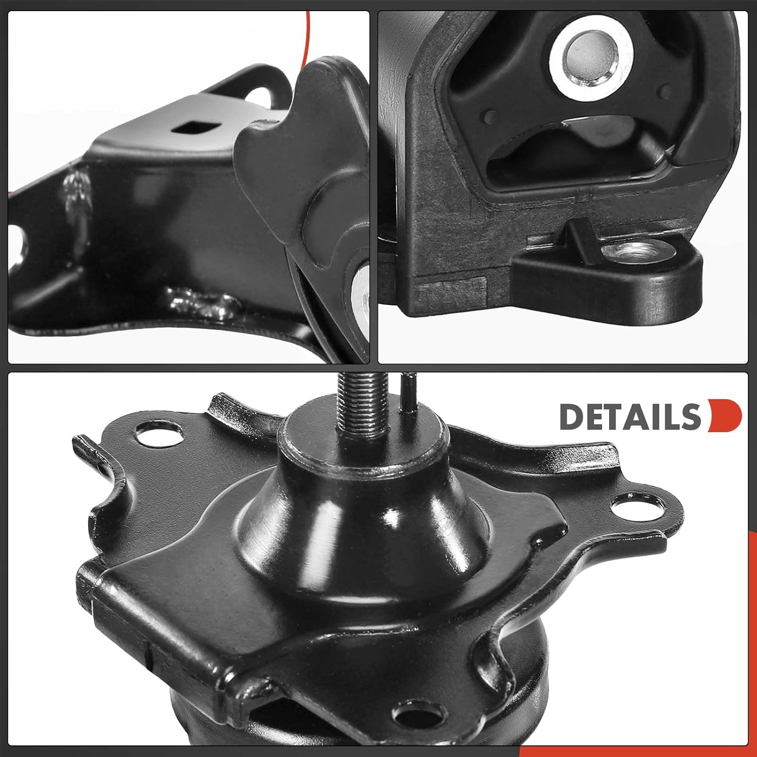 A-Premium 3PCS Engine Motor Mount and Transmission Mount Set Compatible with Honda Civic 2003 2004 2005 L4 1.3L, Replace# 50821-S6M-013, 50821S6M013