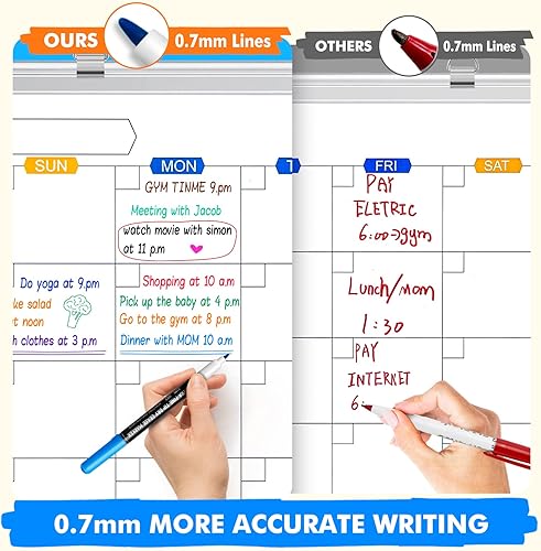 Vista 27 de maxtek Marcadores de borrado en seco, punta ultrafina de 0.028 in, poco olor, 12