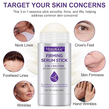Retinol Serum Stick for Face Care Retinol Boost Day Cream Exquisite Essence Pen Anti-Wrinkle Care Firming Retinol Serum Stick for Skin Care 3 in 1 Retinol for Face and Neck