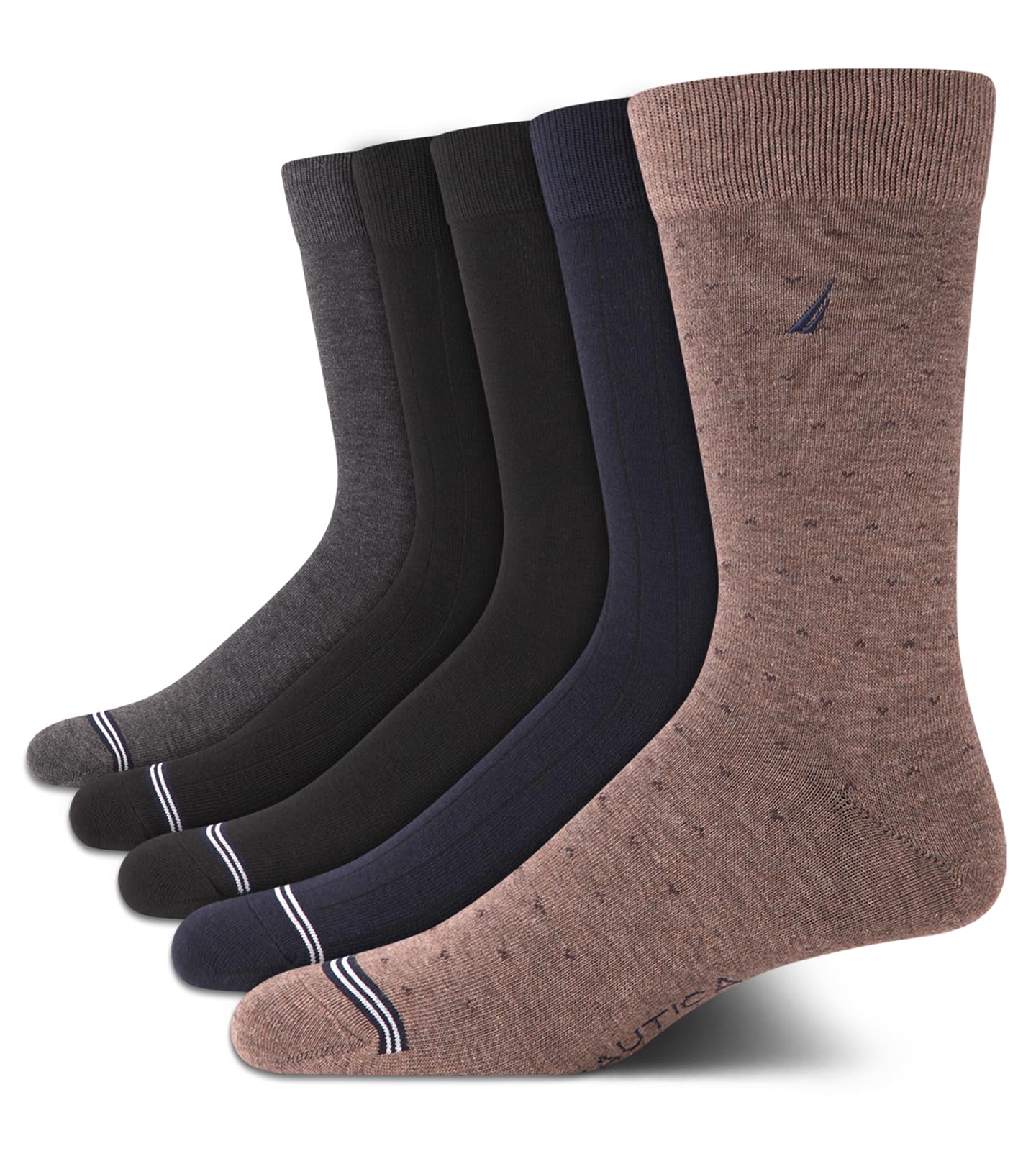Nautica 5 Pack Dress Socks
