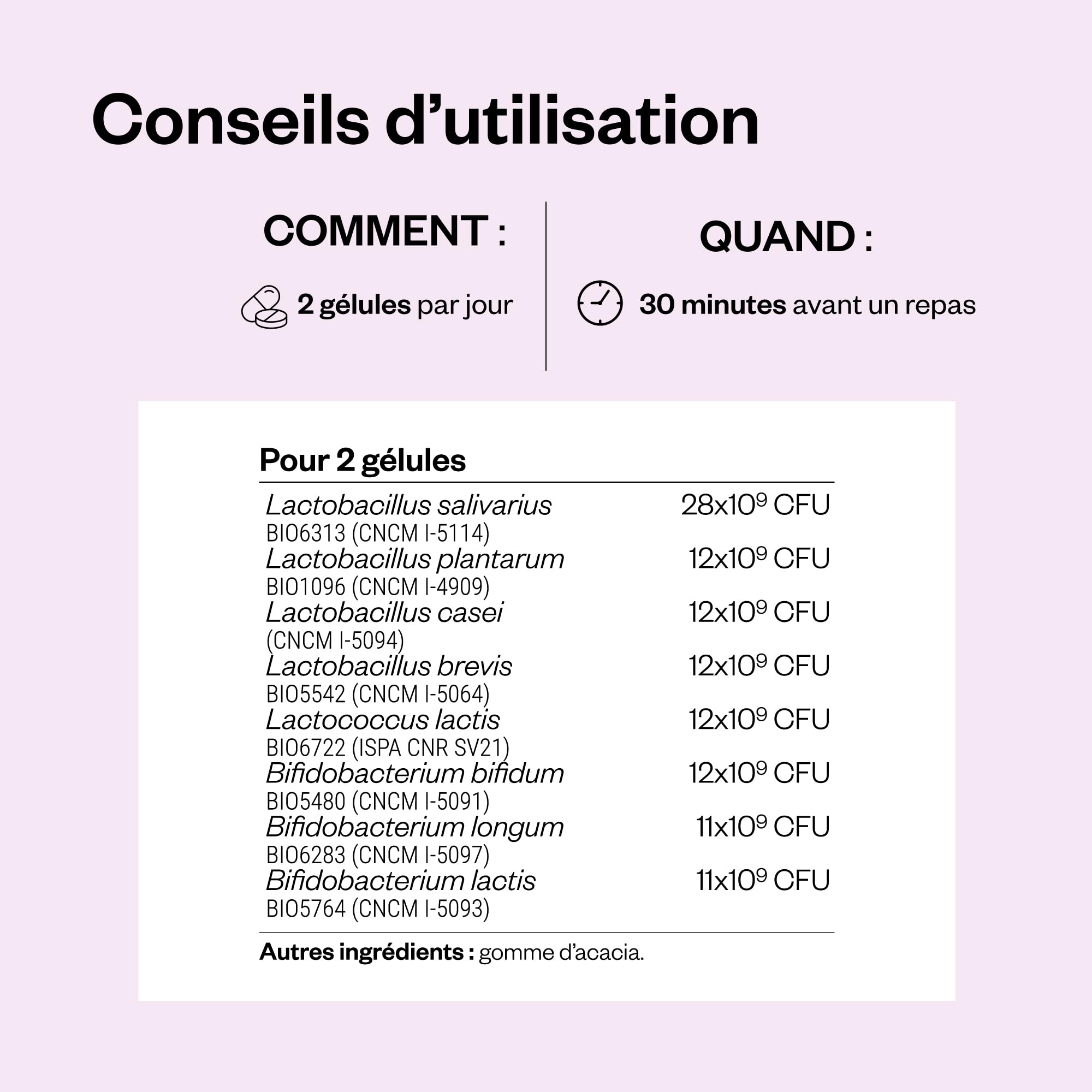 Lactoxira - Contribue à Supprimer les Troubles de l'Humeur - SuperSmart | Micro-Organismes Dont Lactobacillus Casei & Bifidobacterium Longum - Sans OGM - 60 Capsules DR