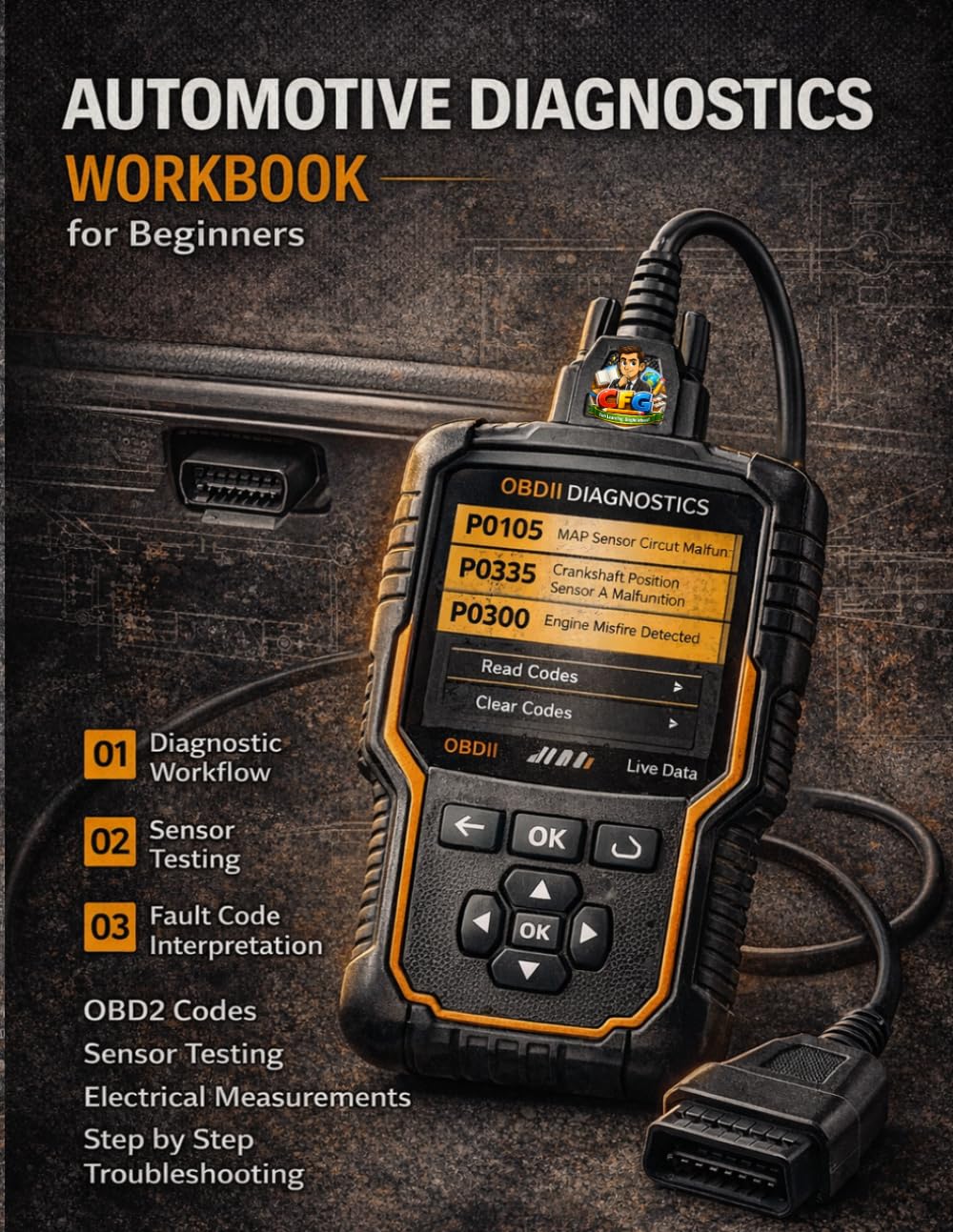 Automotive Diagnostics Workbook Step by Step Fault Finding Training with OBD Codes Measurements and Case Studies: Learn Diagnostic Logic Electrical ... Series Learn Automotive Systems Step by Step)