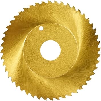 2pcs Circular Saw Blade, 68/80x16mm Titanium Coated HSS Steel Orbital Saw Blade for Metal Pipe Cutting Slitting Saw Disc Size 68x1.6x16mm 44T