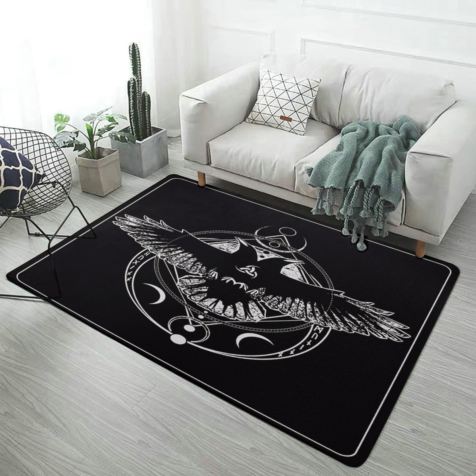 Tapis de sol viking crow pour créer une ambiance salon chaleureuse