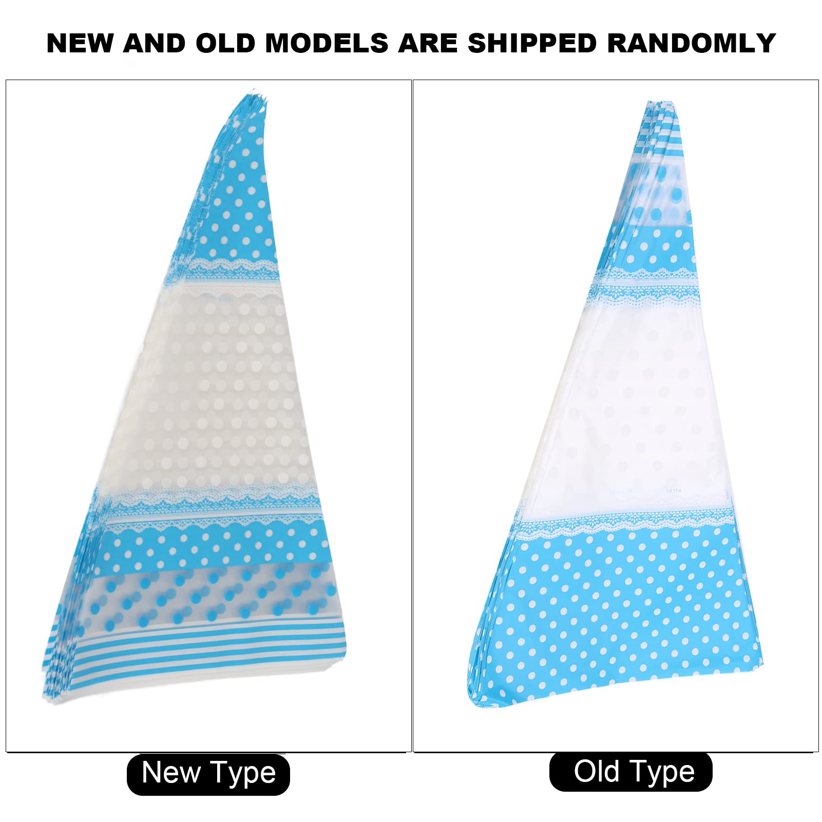 50Pcs Sacs De Pop-Corn Sachets De Friandises En Forme De Cône