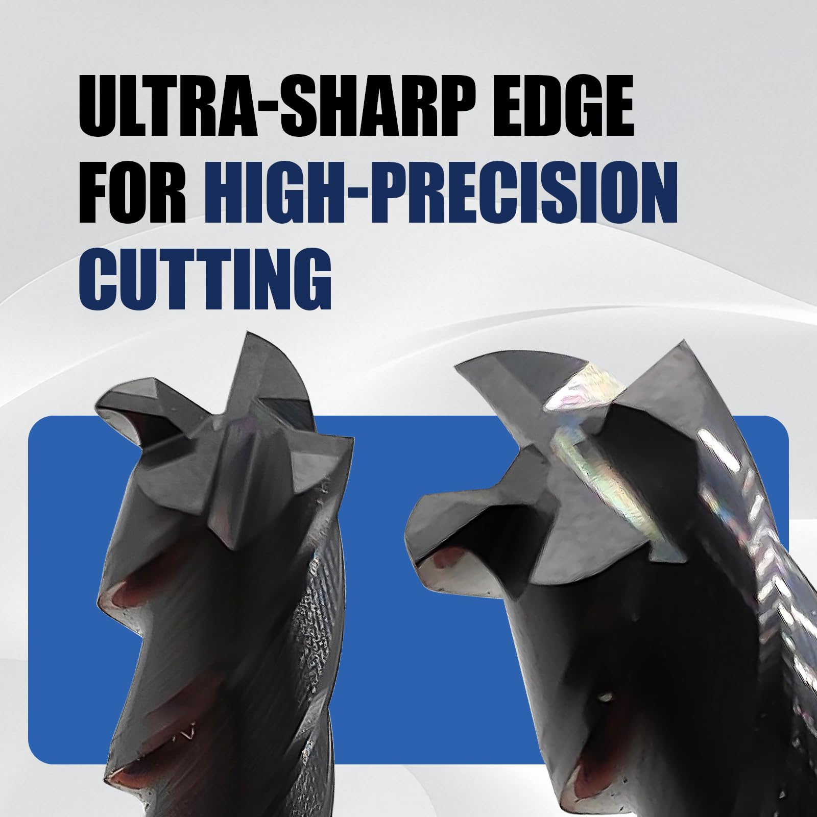 Carbide End Mills - 6 Piece Set for CNC Milling -3 Carbide End Mills - 6 Piece Set for CNC Milling -3