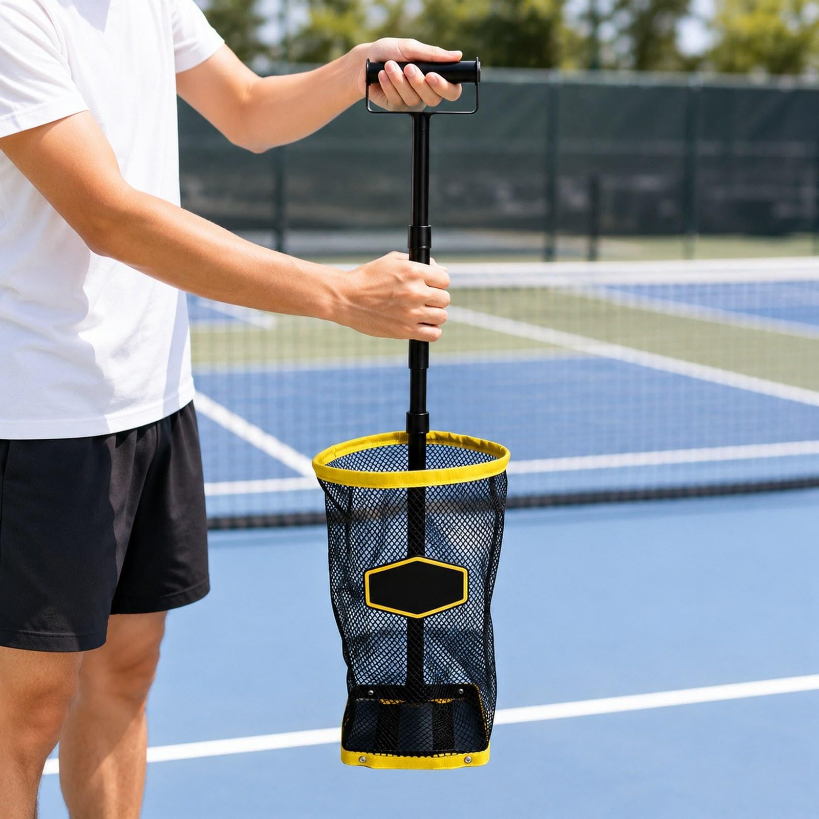 Raccoglitore di Palline da Pickleball, Dispositivo per Afferrare Le Palline da Pickleball per Sport Indoor E Outdoor.