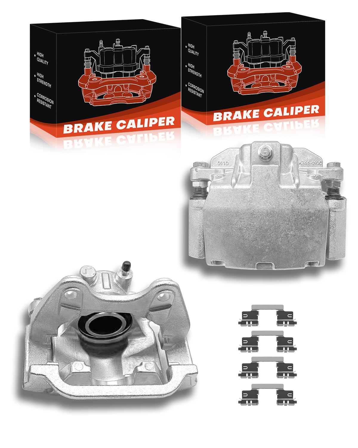 TOVASTY 2PC Set Brake Caliper Left &amp; Right Rear Side Set Compatible With Escalade,Silverado 1500,Suburban 1500,Sierra 1500,Tahoe,Avalanche