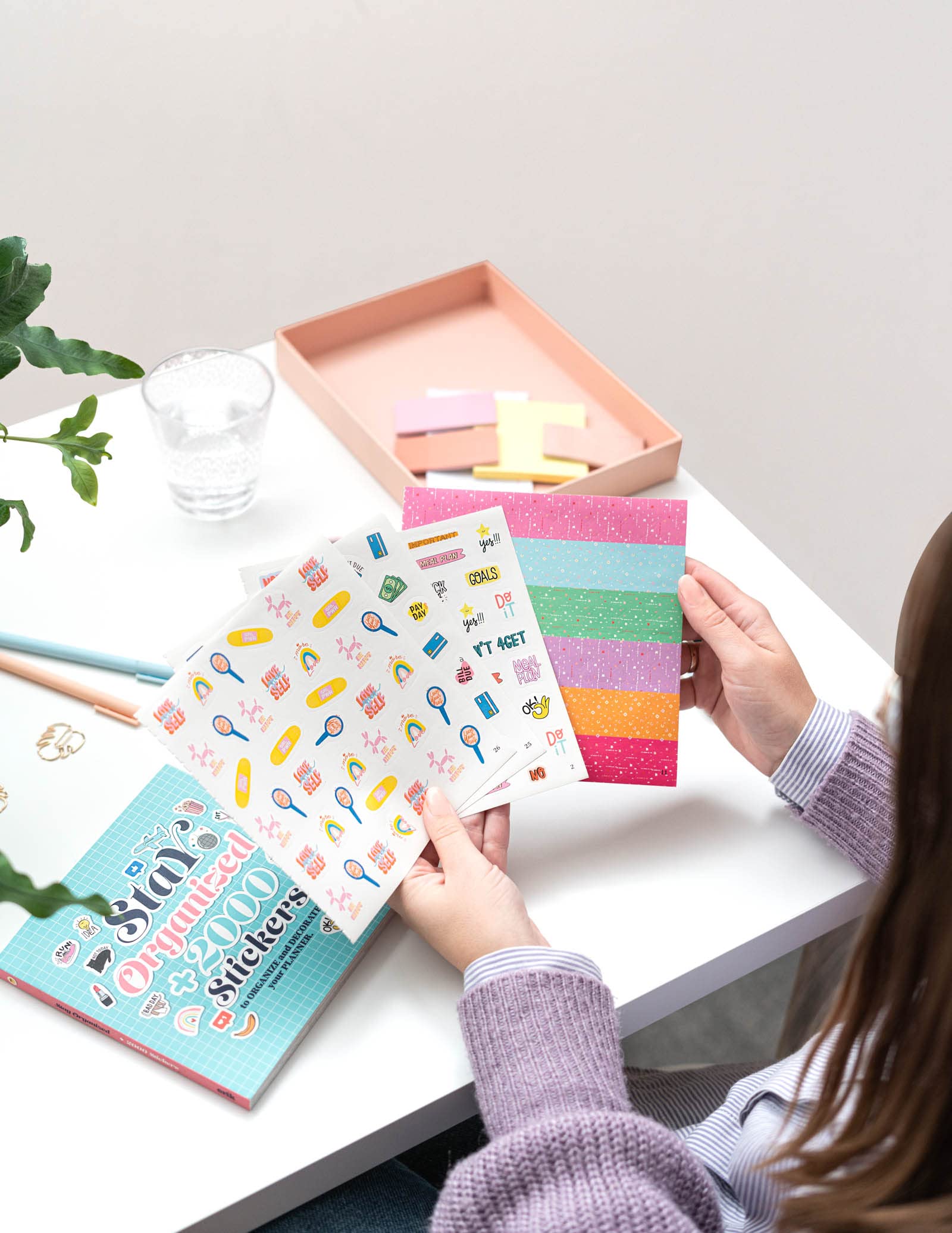 Grupo Erik Carnet de Stickers Organisation Autocollants Bullet Journal Agenda Notebook 16 x 16 cm Multicolore