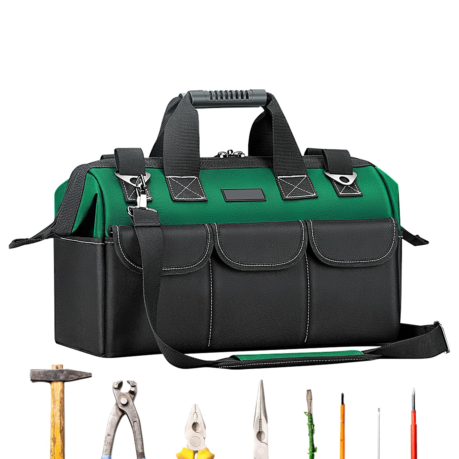 Sac à outils d'électricien rigide grand sac de rangement durable homme