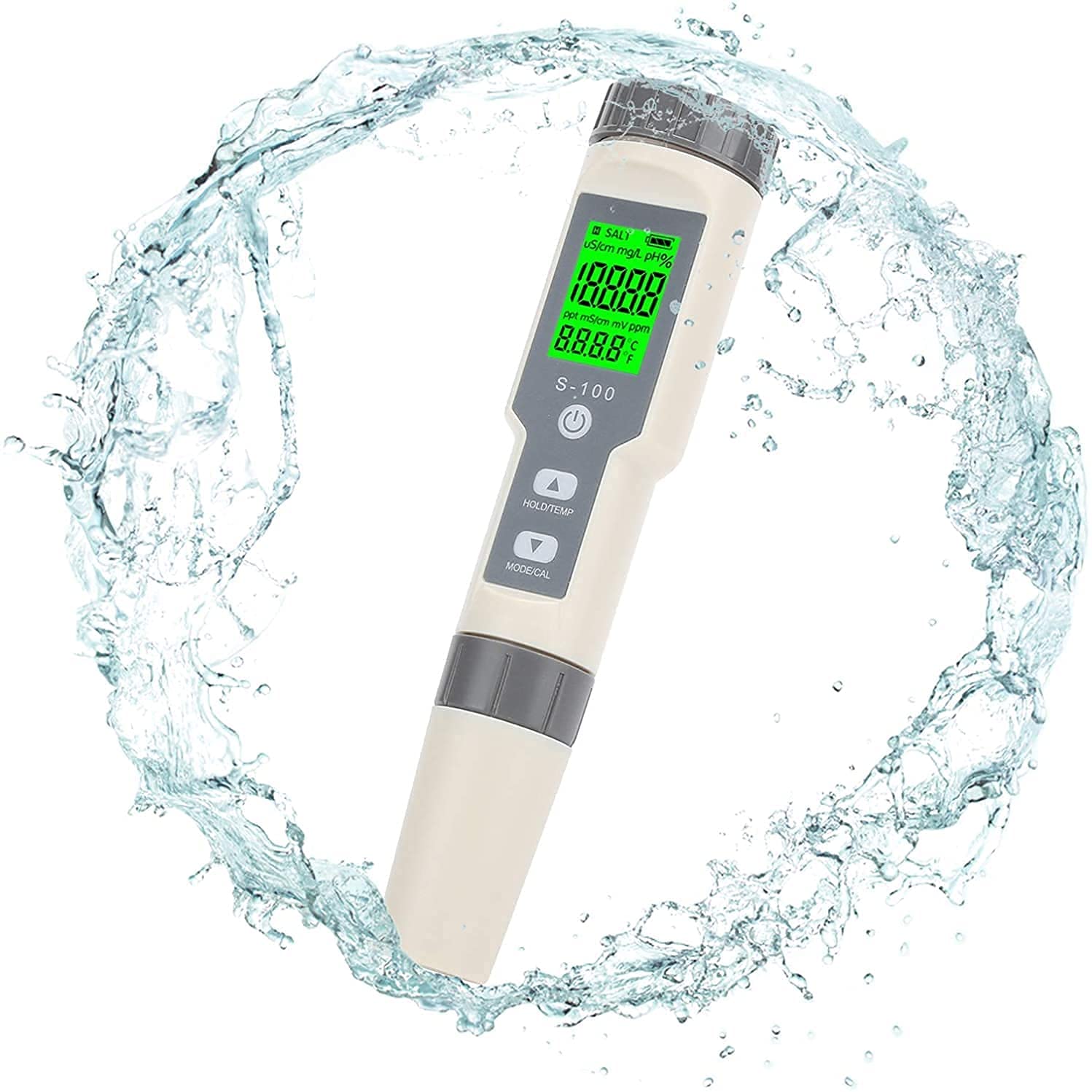 Precise 4 in 1 Water Meter 4 Different Modes Water Quality Test Pen Multifunctional for Mariculture Aquarium Practical Water Quality Detector
