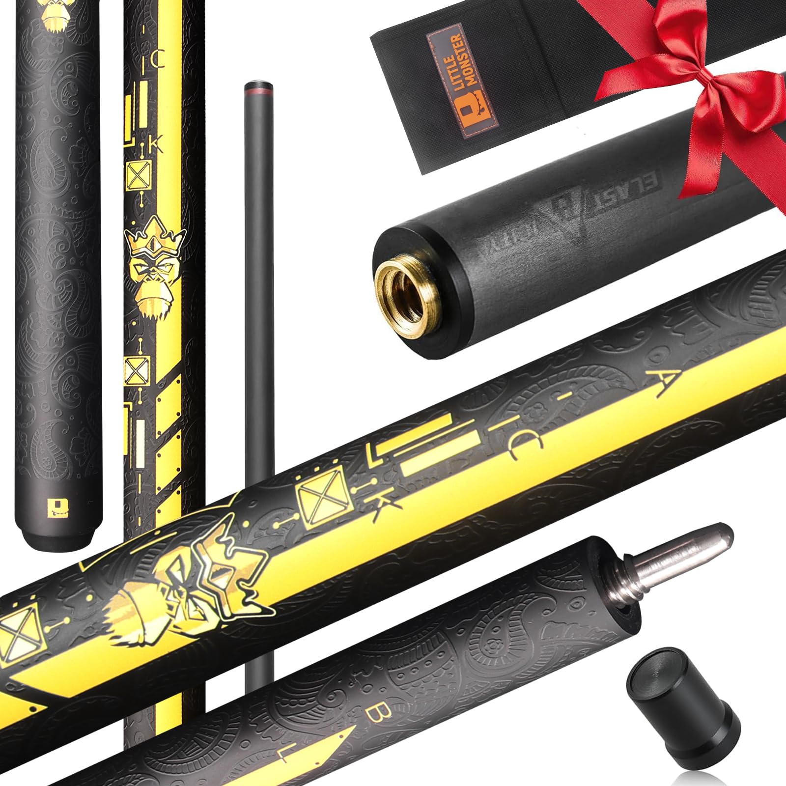 LittleMonster カーボンブレイクキュー ユニロック シルバー12.9 Amazon.com: PODAYUDE Little Monster Carbon Fiber Break Jump Cue