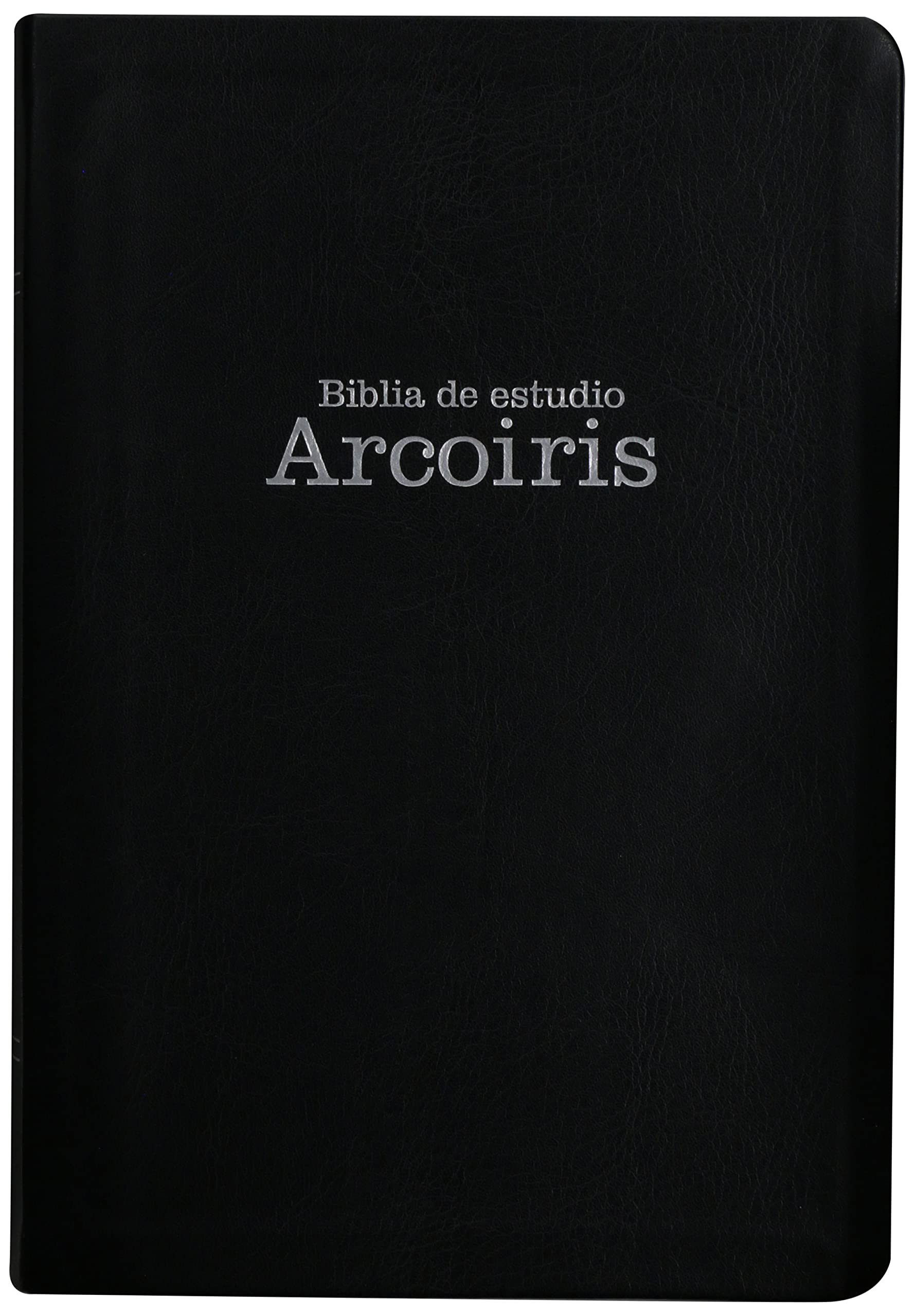 RVR 1960 Biblia de estudio Arco Iris, negro símil piel | RVR 1960 Rainbow Study Bible, Black, LeatherTouch (Spanish Edition)