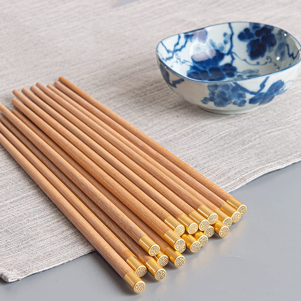 Set 5 Paia Di Bacchette In Legno Wengé, Colori Vari, Riutilizzabili, Confezione Regalo, Per Compleanni, Matrimoni E Natale