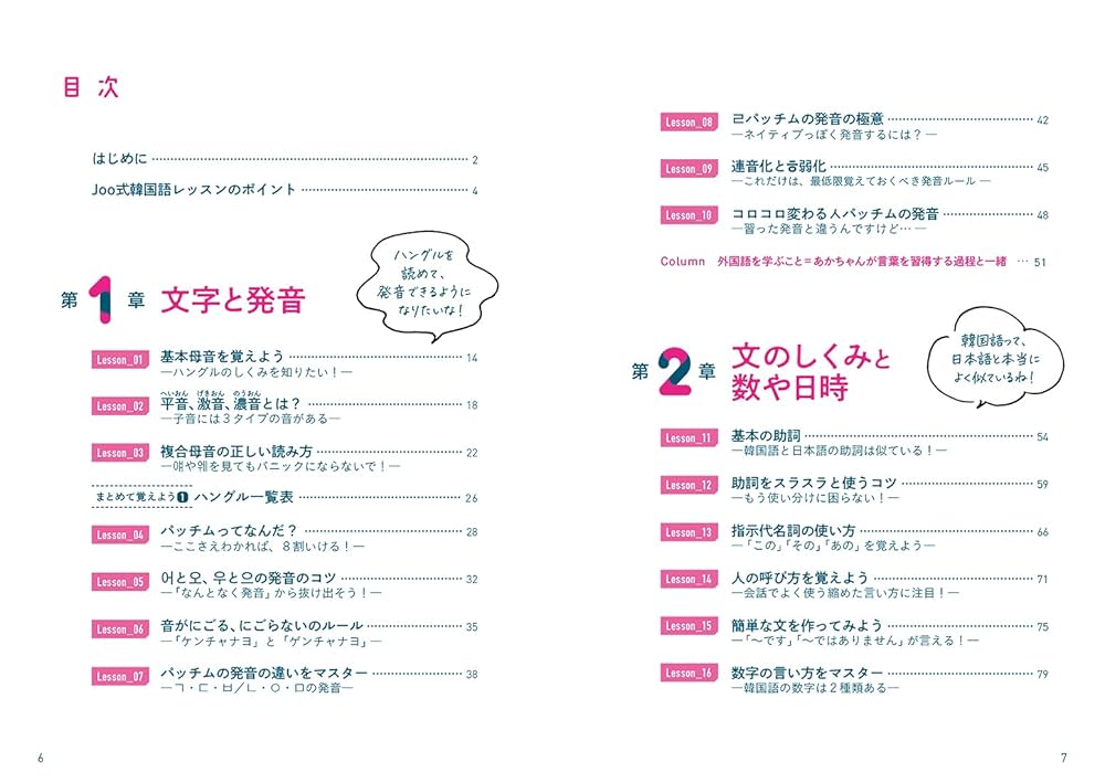 標準韓国語文法辞典　joo式韓国語レッスン イラスト&図解でかんたん! Joo式 韓国語レッスン | Joo |本