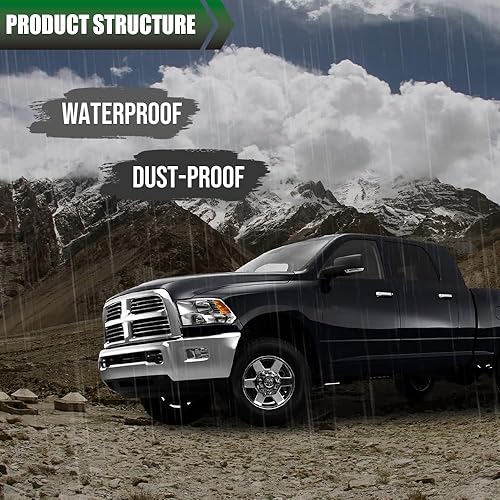 Vista 51 de GRAND ORANGE 4 tapas centrales de rueda cromadas para llantas de remolque de 3 1/4 pulgadas, 3.25 pulgadas, orificio central, rayado ligero Ajuste