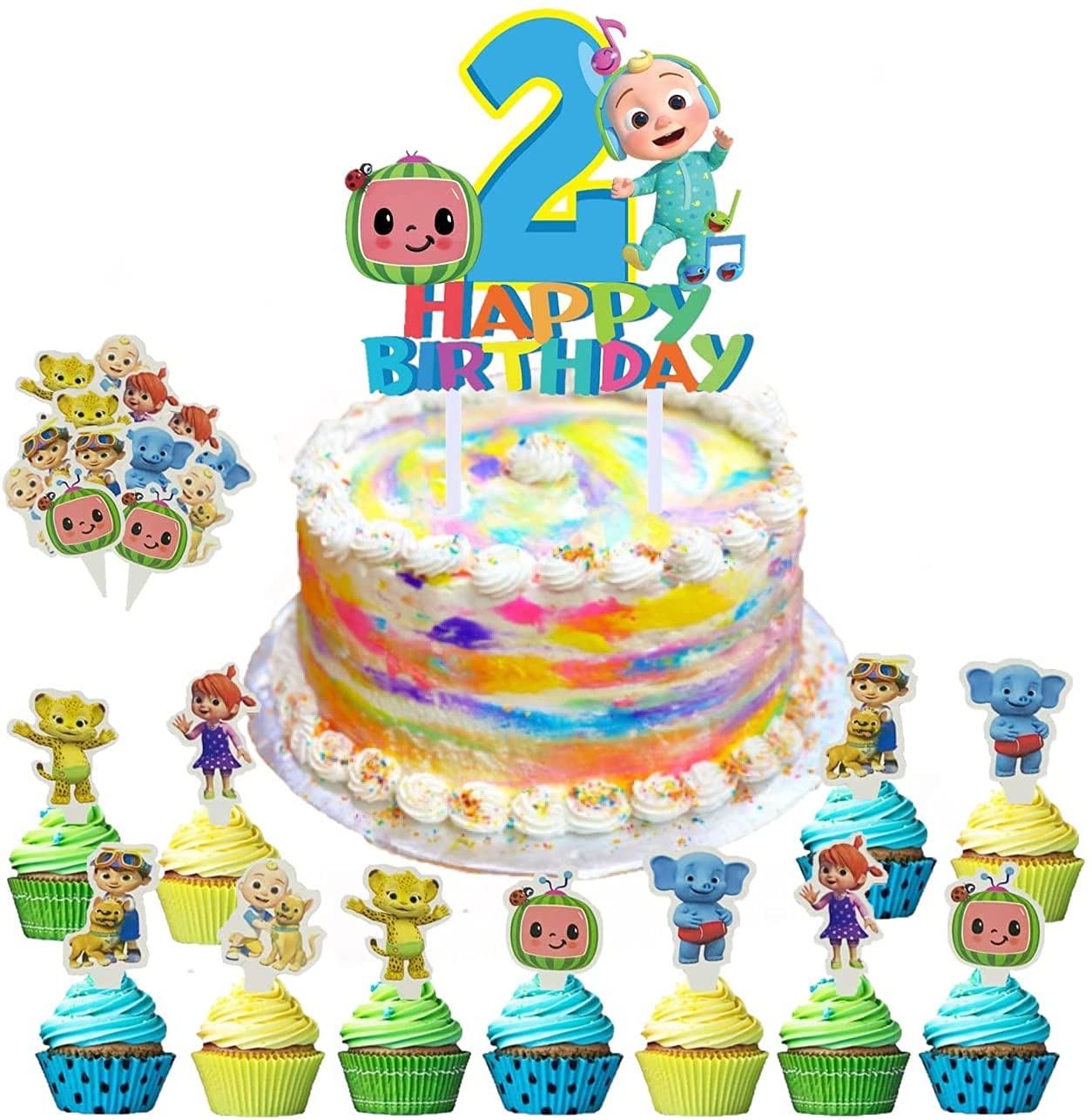 Buy Birthday Cake Topper Set 1st 2nd Second Birthday Cake