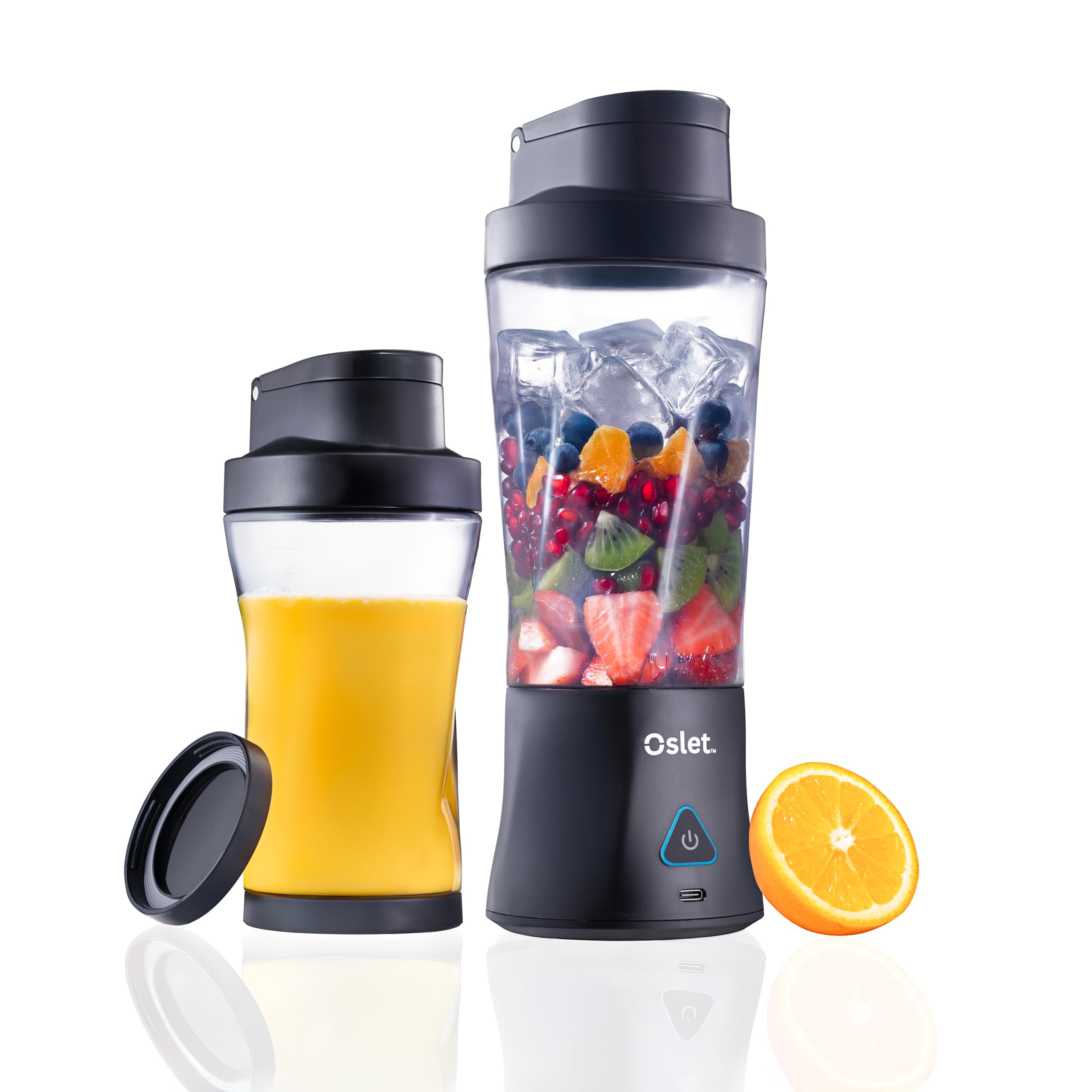 HydraMax Blender | Portable Blender for Smoothie, Milk Shakes, Crushing Ice and Juice, Go to Use | 360W Strong Cutting | Waterproof Design with 6000 mAh,12V Motor (700 ml)-image-6