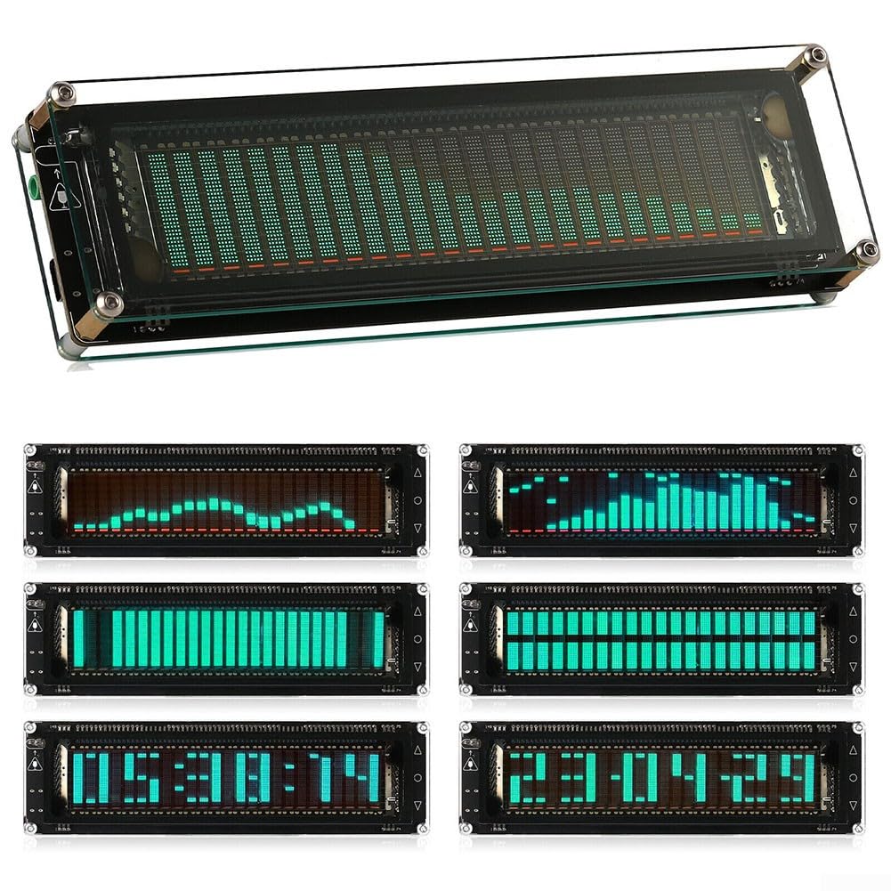 Audio para analizador SPECTRUM, AK2515 para analizador SPECTRUM MIC Pick Up Audio para SPECTRUM VFD Pantalla Medidor de nivel de sonido Medidor VU