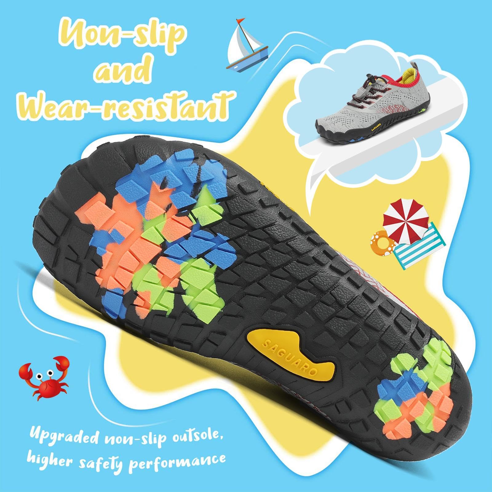 SAGUARO Scarpe da Trail Bambino Scarpe da Corsa per Ragazzi e Ragazze