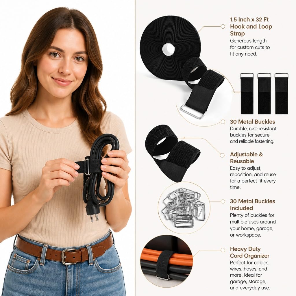 Secure Cables & Gear with Nylon Straps -3