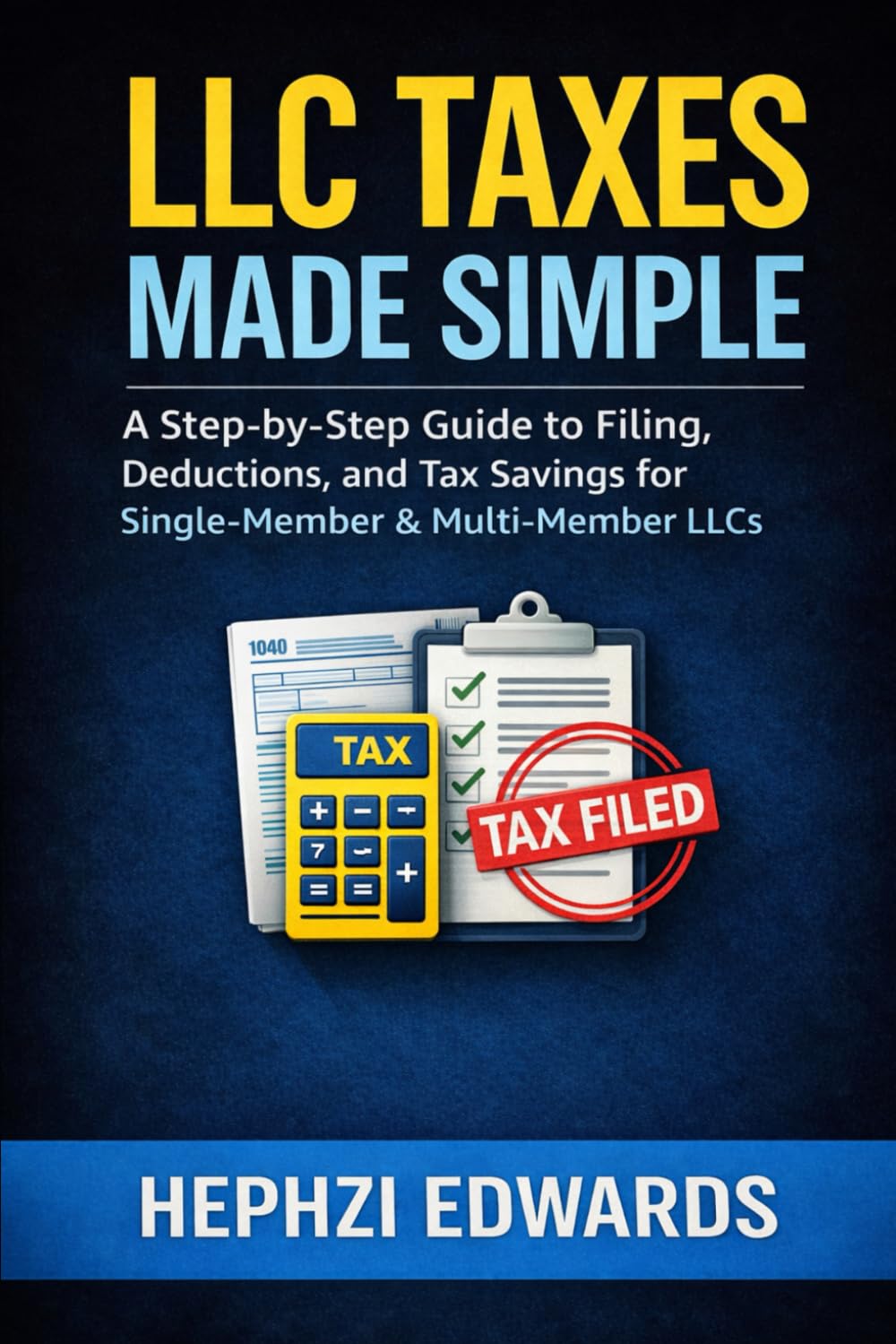 LLC Taxes Made Simple: A Step-by-Step Guide to Filing, Deductions, and Tax Savings for Single-Member & Multi-Member LLCs (Small Business Accounting & Tax Series)