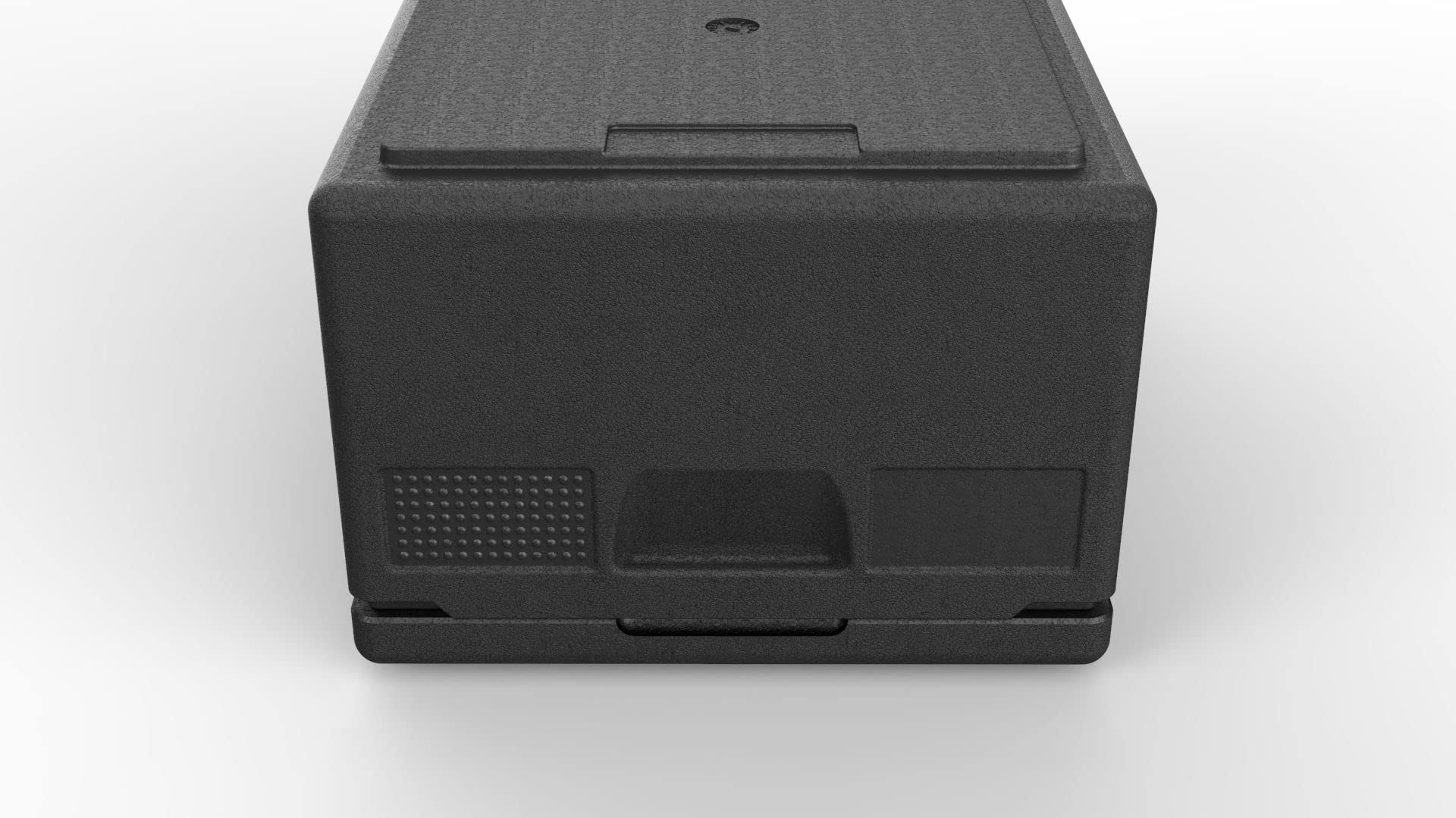 Contenitore Isotermico per Alimenti EXPERT GN-1/1 Box Termico Isolante Professionale [Capacità: 39L] Nero [Misure Interne: 538x338x217 mm]