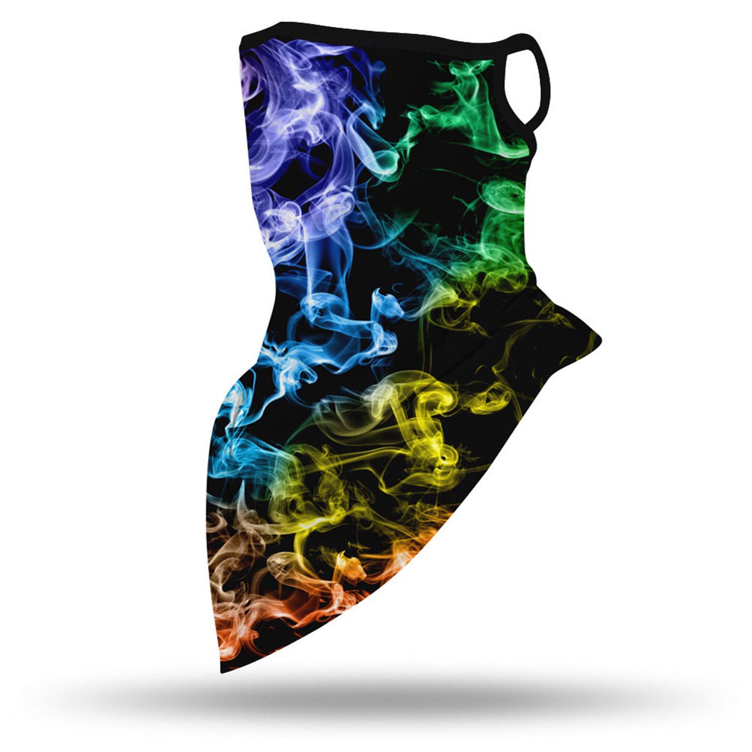 Face Scarf Bandana Ear Loops Face Mask Rave Balaclava Men Women Neck Gaiters Dust Wind Motorcycle Mask Headwear Polar Light