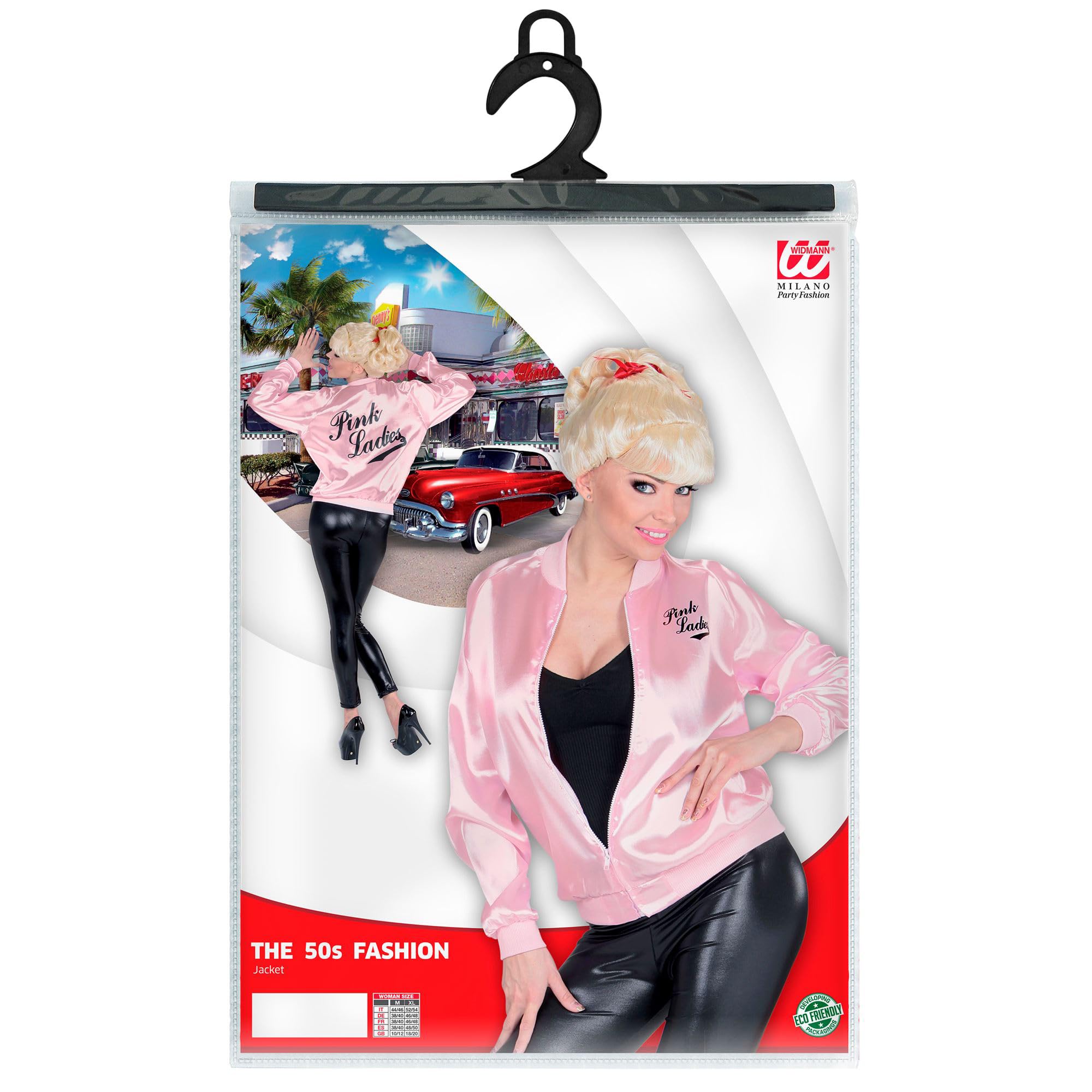W WIDMANN MILANO Party Fashion - Giacca Anni '50, Pink Lady, Rock'N Roll, Rockabilly, Twist, Costumi di Carnevale