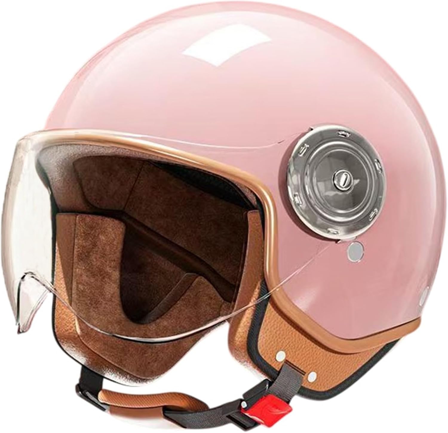 DOT Approved Vintage Kids 3/4 Motorcycle Half Helmet,Retro Toddler Open Face Scooter Bicycle Helmet,Child Boys Girls Dirt-Bike Go-Kart Moped ATV Helmet for 2-14 Years Old