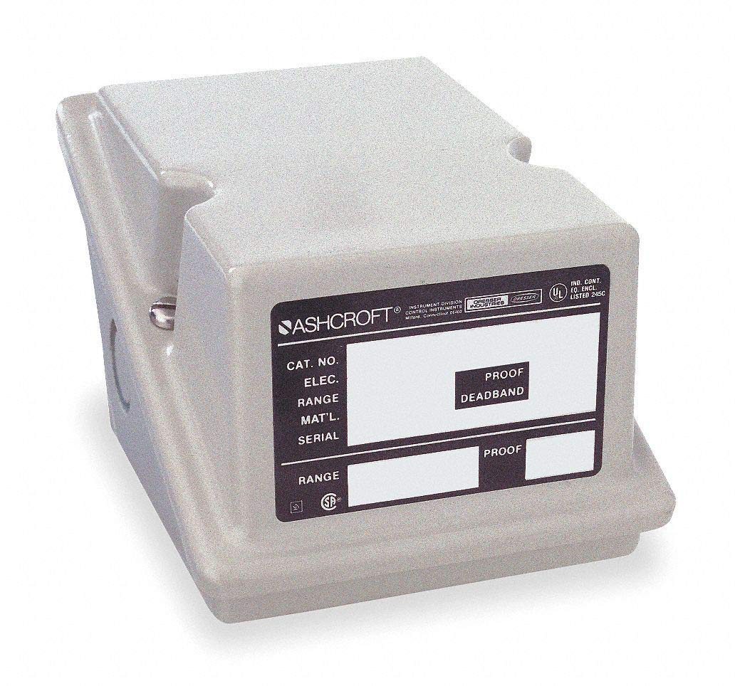 Ashcroft Diaphragm Pressure Switch, Differential 3 to 7