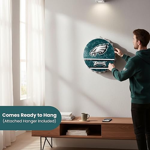 Vista 105 de Cartel de pared de Los Angeles Rams de 13 pulgadas con tapa de botella envejecida, edición limitada, de FOCO Rams, representa a la NFL y muestra tu