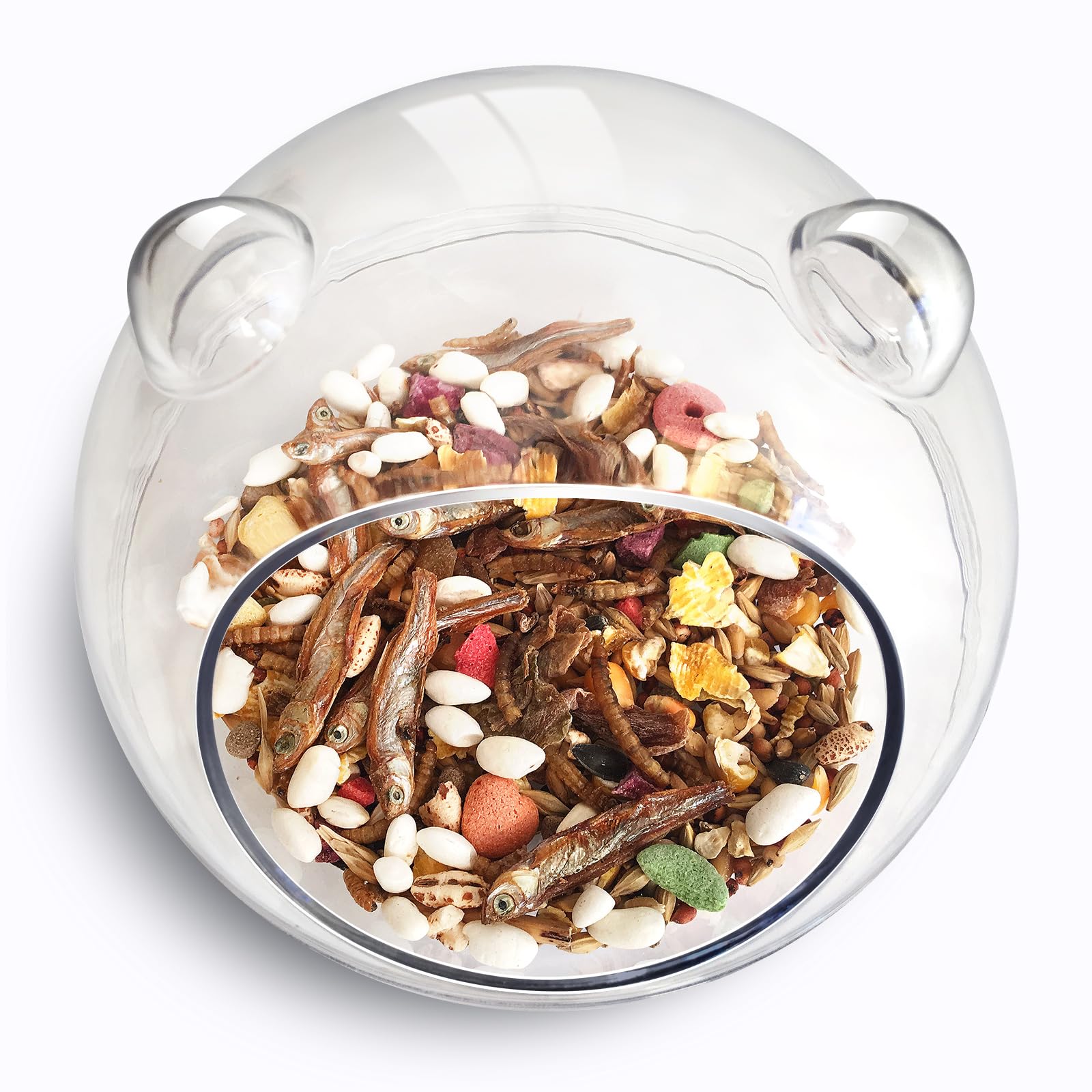 Baignoire pour hamster, boîte de bain de sable pour hamster (taille S 11 x 11 x 8,8 cm)