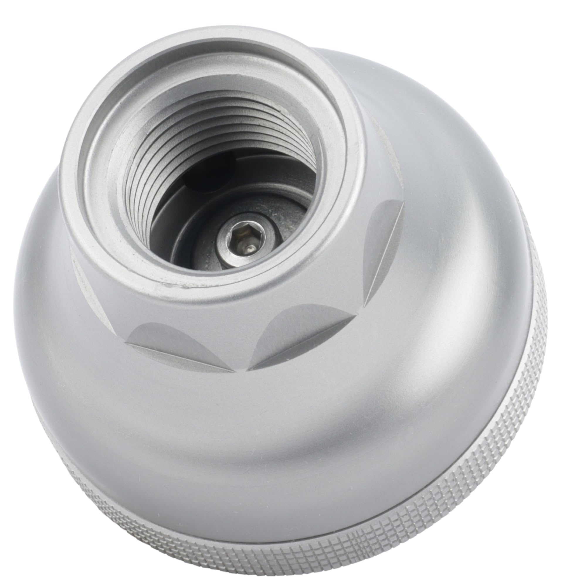 Boutté PPFR d'arrosage 100% métal Pistolet pomme multifonction avec raccord rapide, Argent