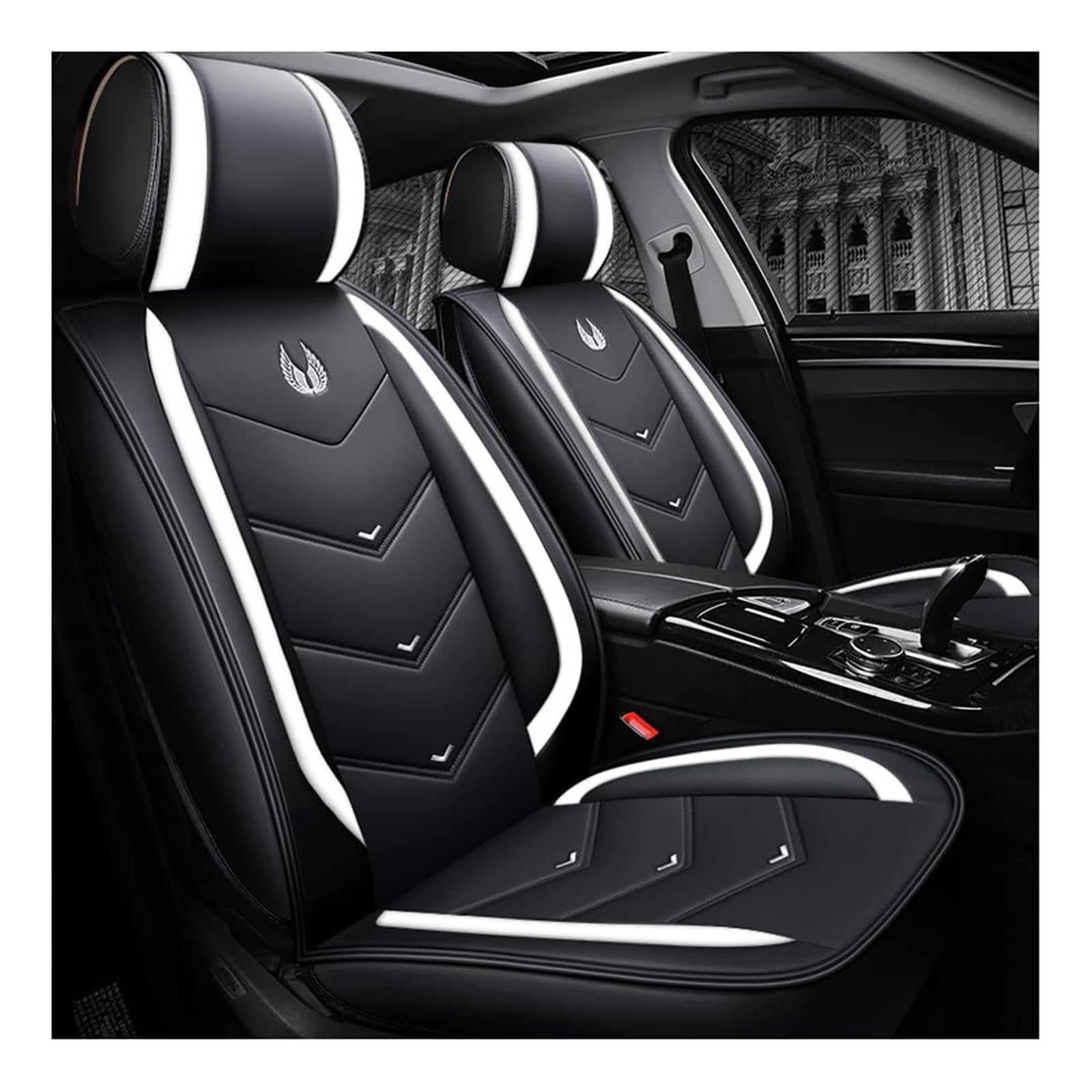 RYOSRKQMK Car Seat Cover Sets,for VW Passat Typ B7 3C Variant/Kombi ab 2010-2026 Breathable Non Slip Comfortable Front Seat Protectors washable Seat Covers Seat Protection,B