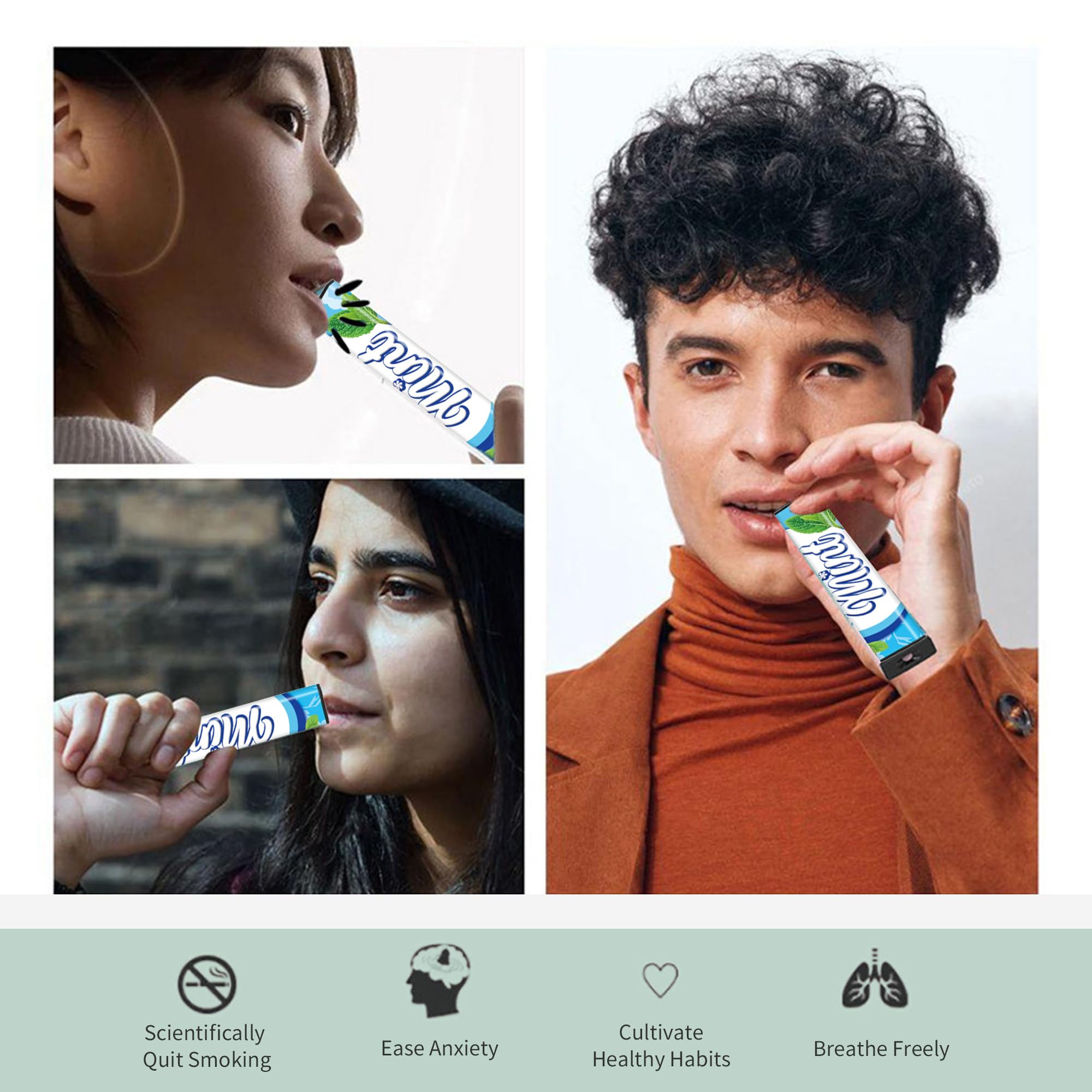 cigarette replacement stick Amazon.com: Smokeless Inhalers for Replace Bad Habits, Quit Smoking Inhaler  Stick with Silicone Mouthpiece, Non-Electric Quit Vapingtools Herbal  Diffuser Stick for Habit Replacement, Ice Mint : Health & Household